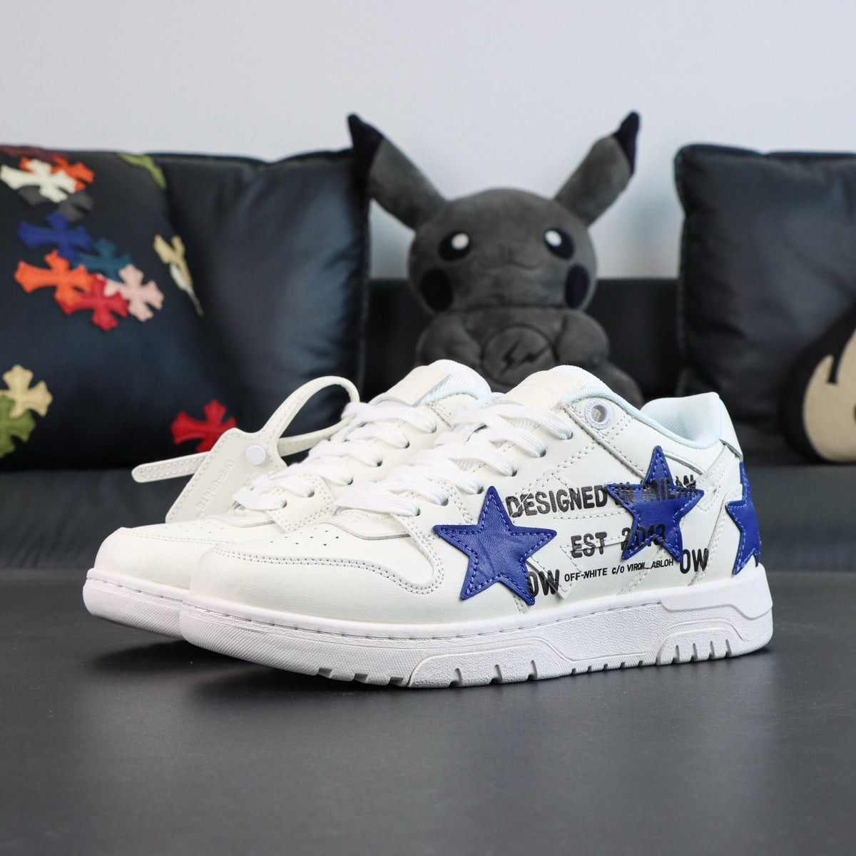 Off-White Out Of Office 'Blanc Étoile Bleue'