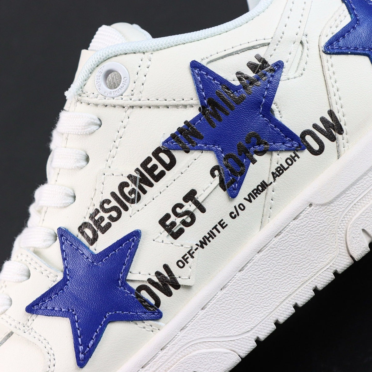 Off-White Out Of Office 'Blanc Étoile Bleue' — vue 8