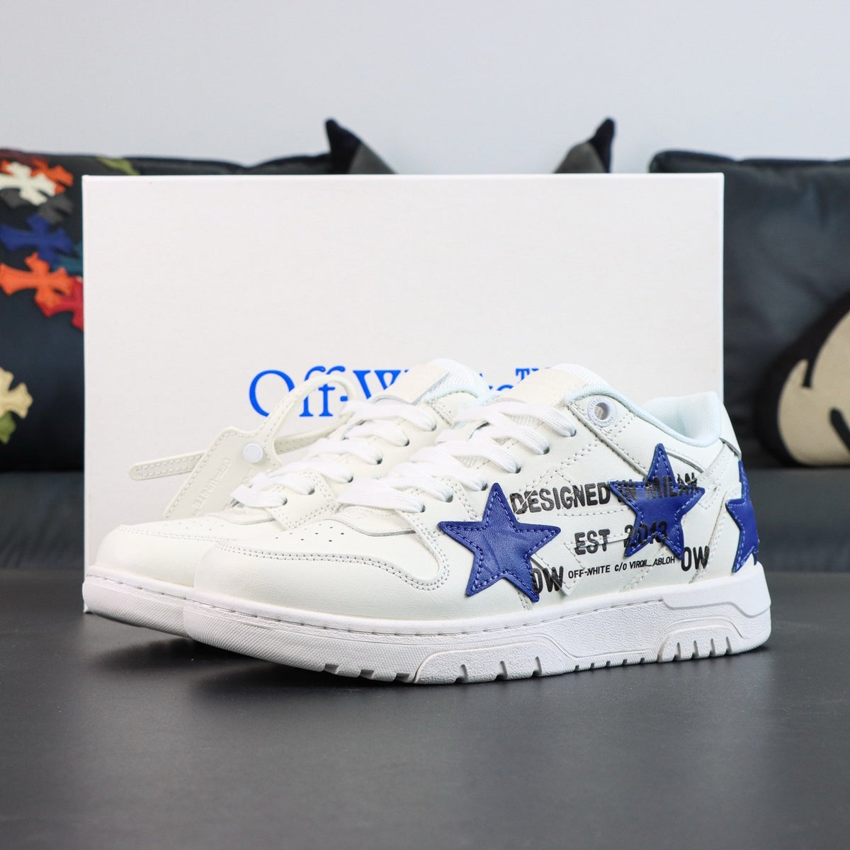 Off-White Out Of Office 'Blanc Étoile Bleue' — vue 16