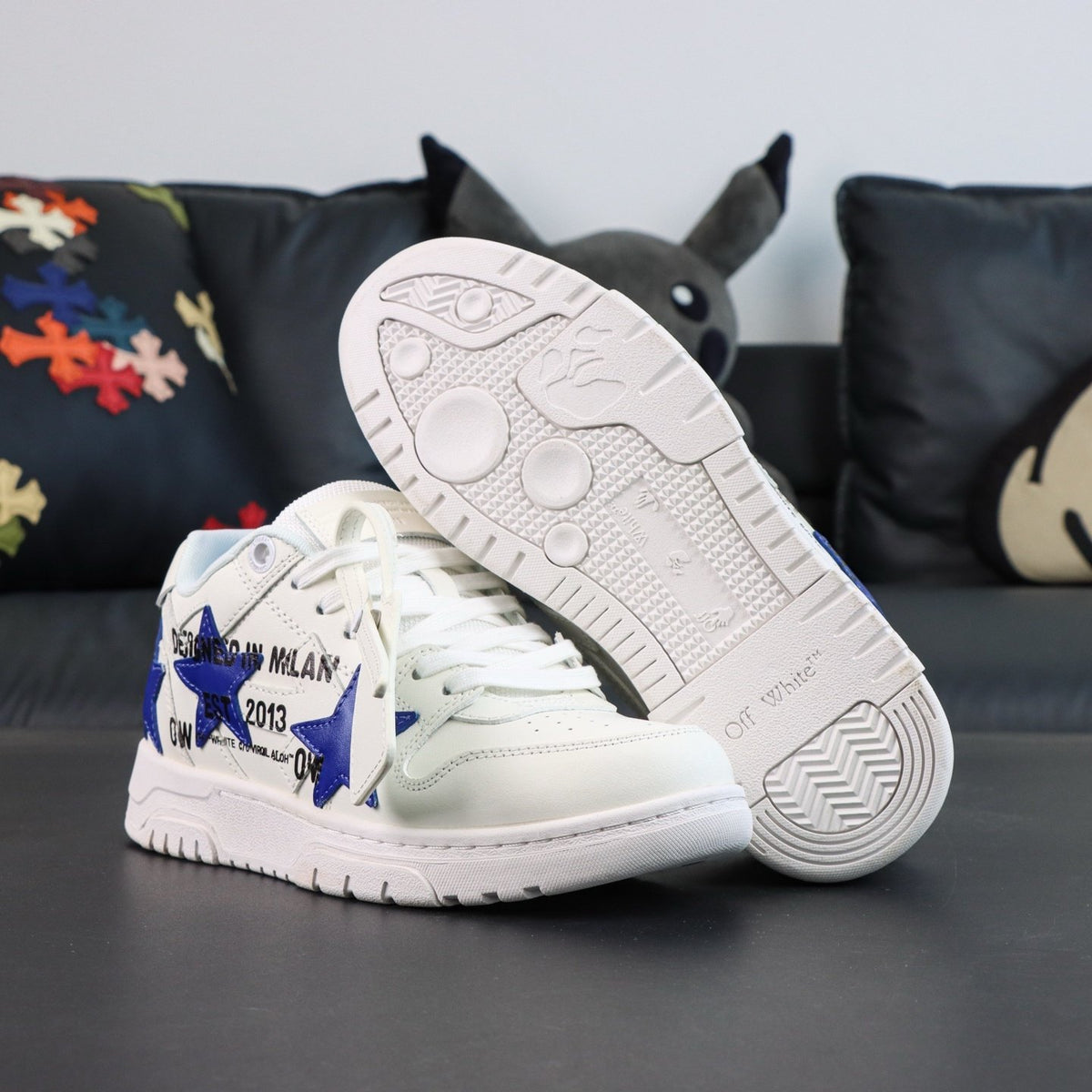 Off-White Out Of Office 'Blanc Étoile Bleue' — vue 17