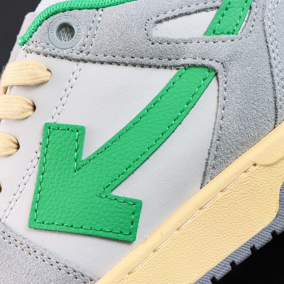 Off-White Out Of Office 'Gris Vert Jaune' — vue 8