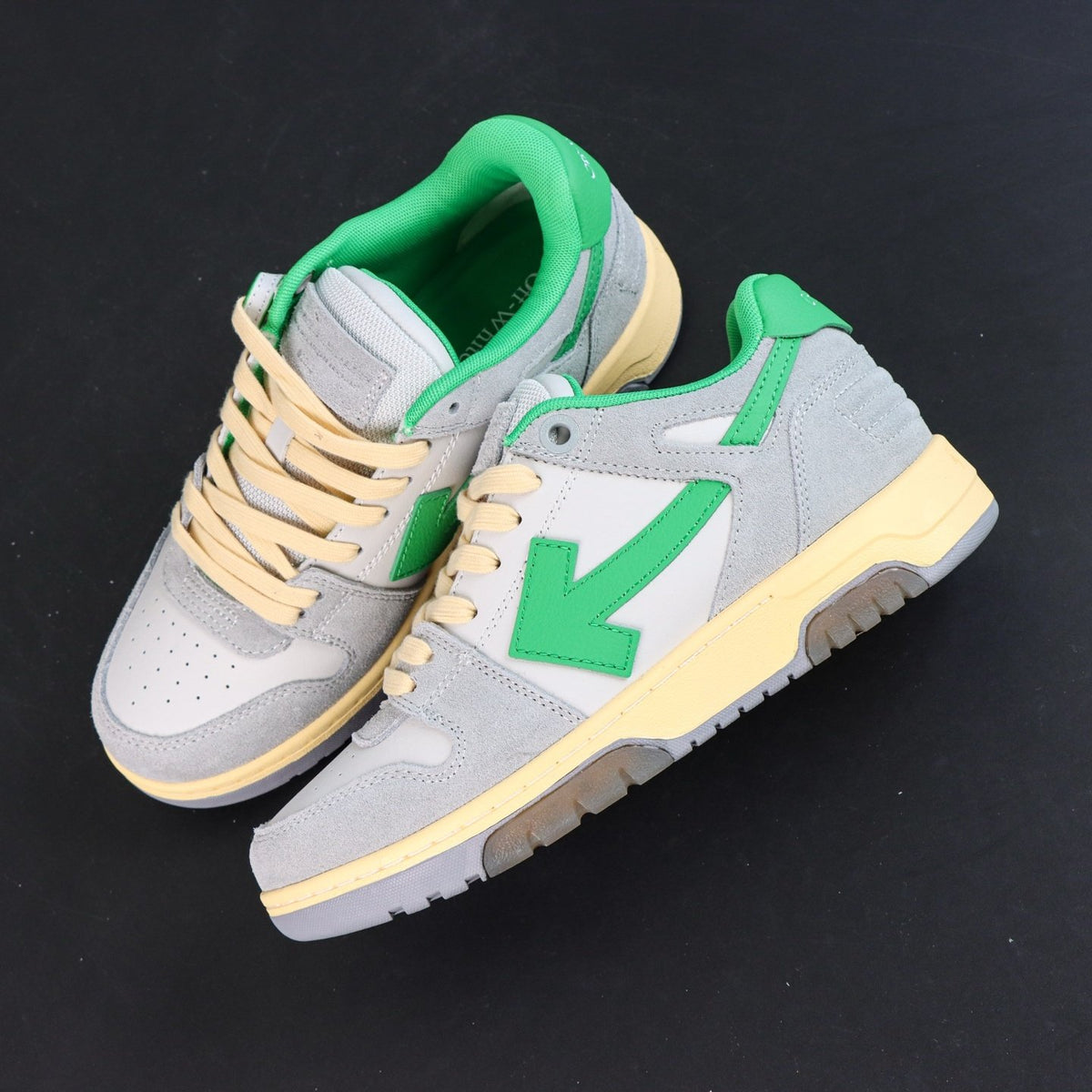 Off-White Out Of Office 'Gris Vert Jaune' — vue 11