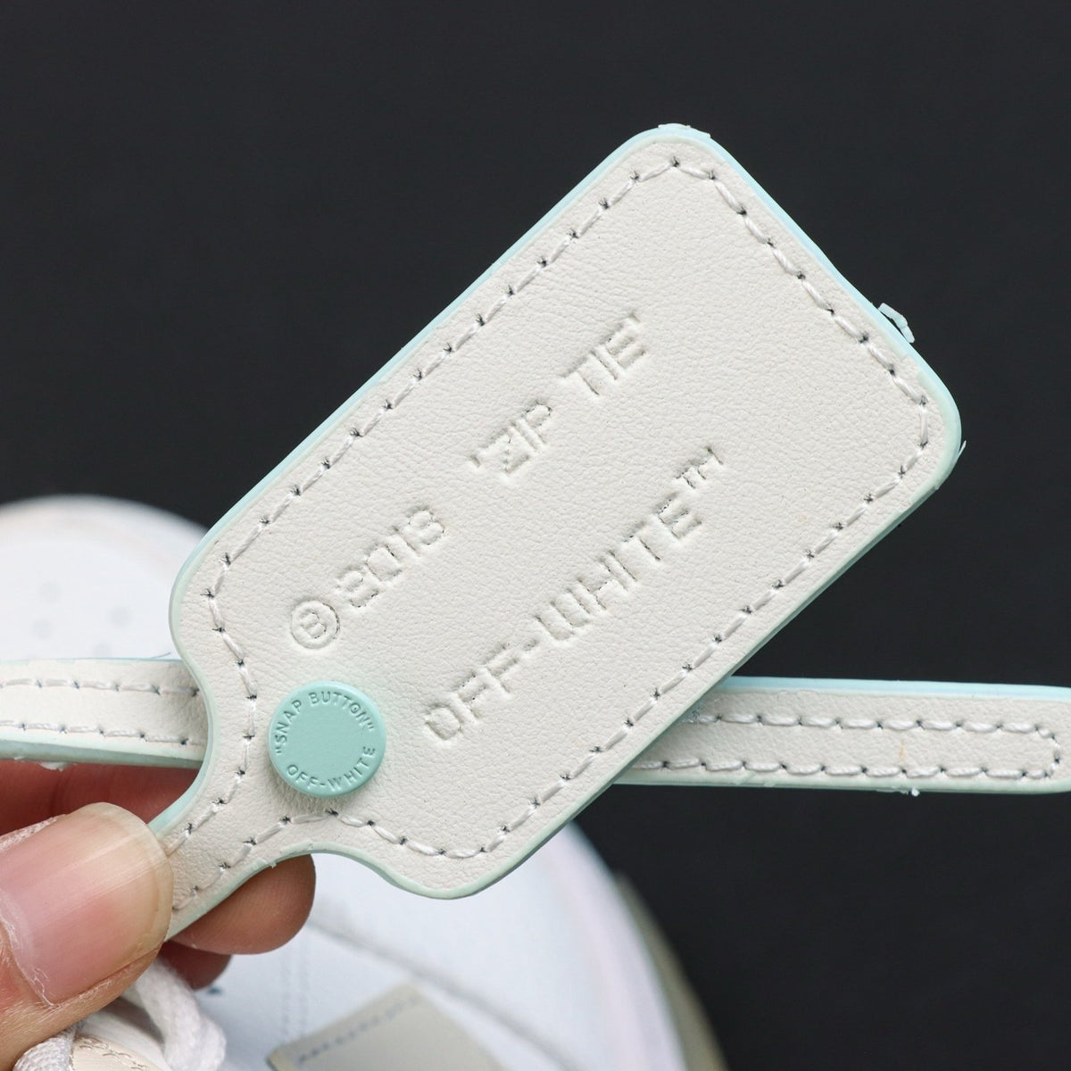 Off-White Out Of Office 'Blanc Vert d'Eau' — vue 6