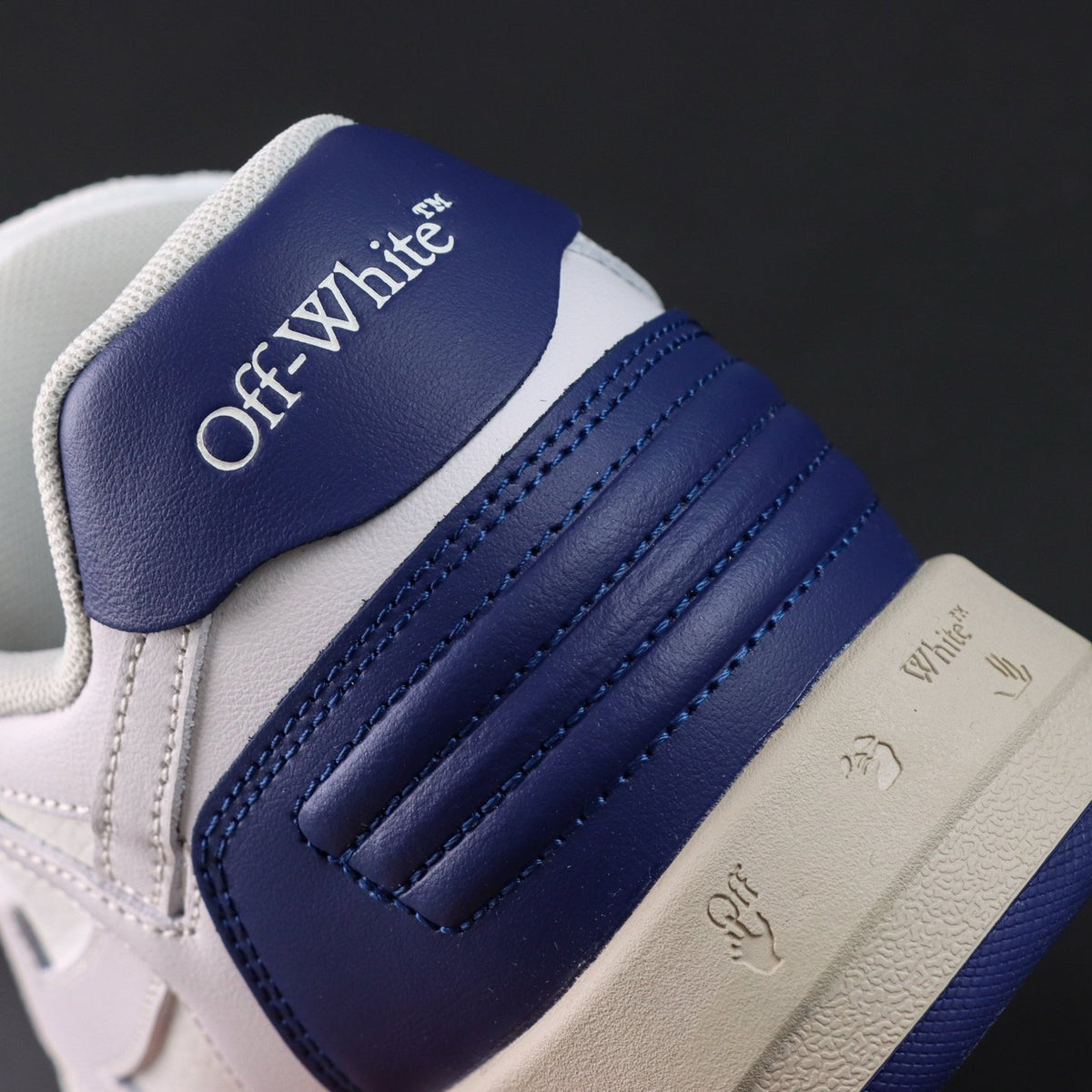 Off-White Out Of Office 'Blanc Bleu Marine' — vue 7