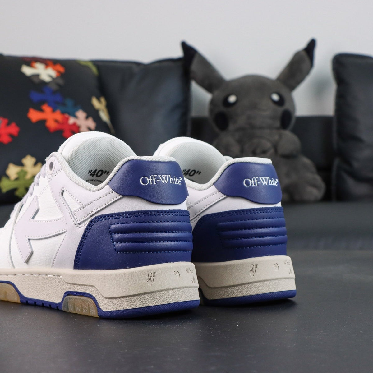 Off-White Out Of Office 'Blanc Bleu Marine' — vue 15