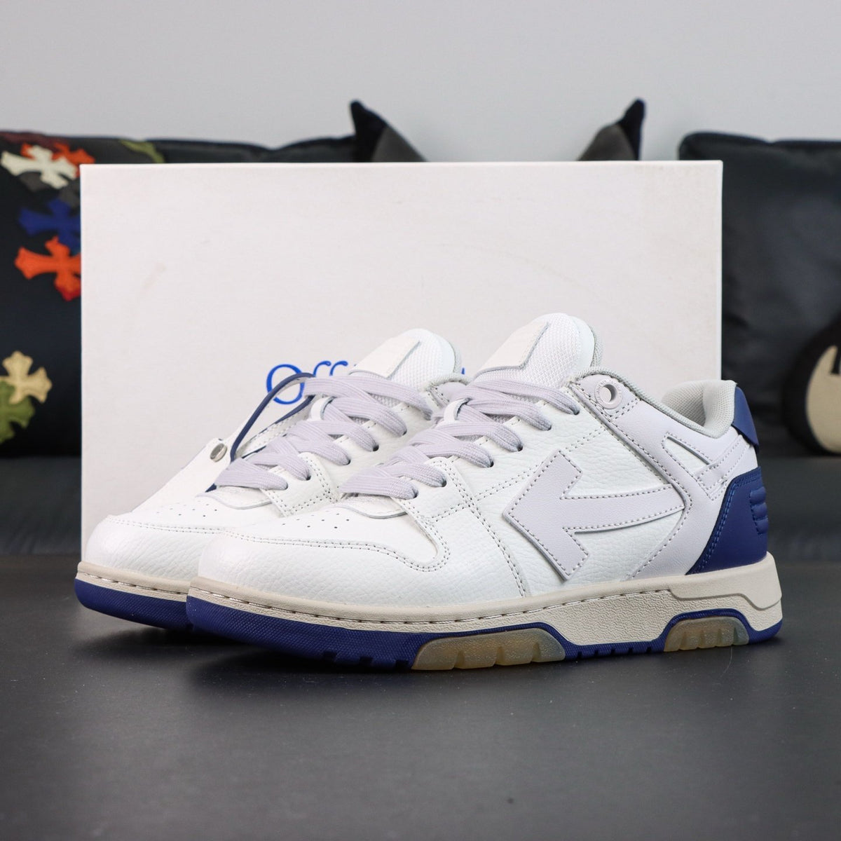 Off-White Out Of Office 'Blanc Bleu Marine' — vue 16