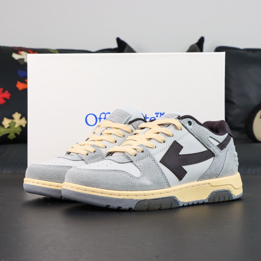 Off-White Out Of Office 'Gris Beige Noir' — vue 16