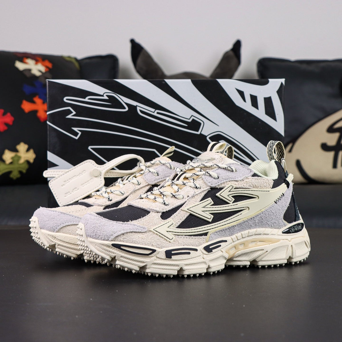 Off-White Be Right Back 'Blanc Noir Crème' — vue 16