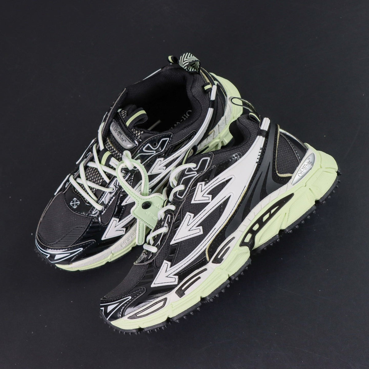 Off-White Be Right Back 'Noir Vert Menthe' — vue 11