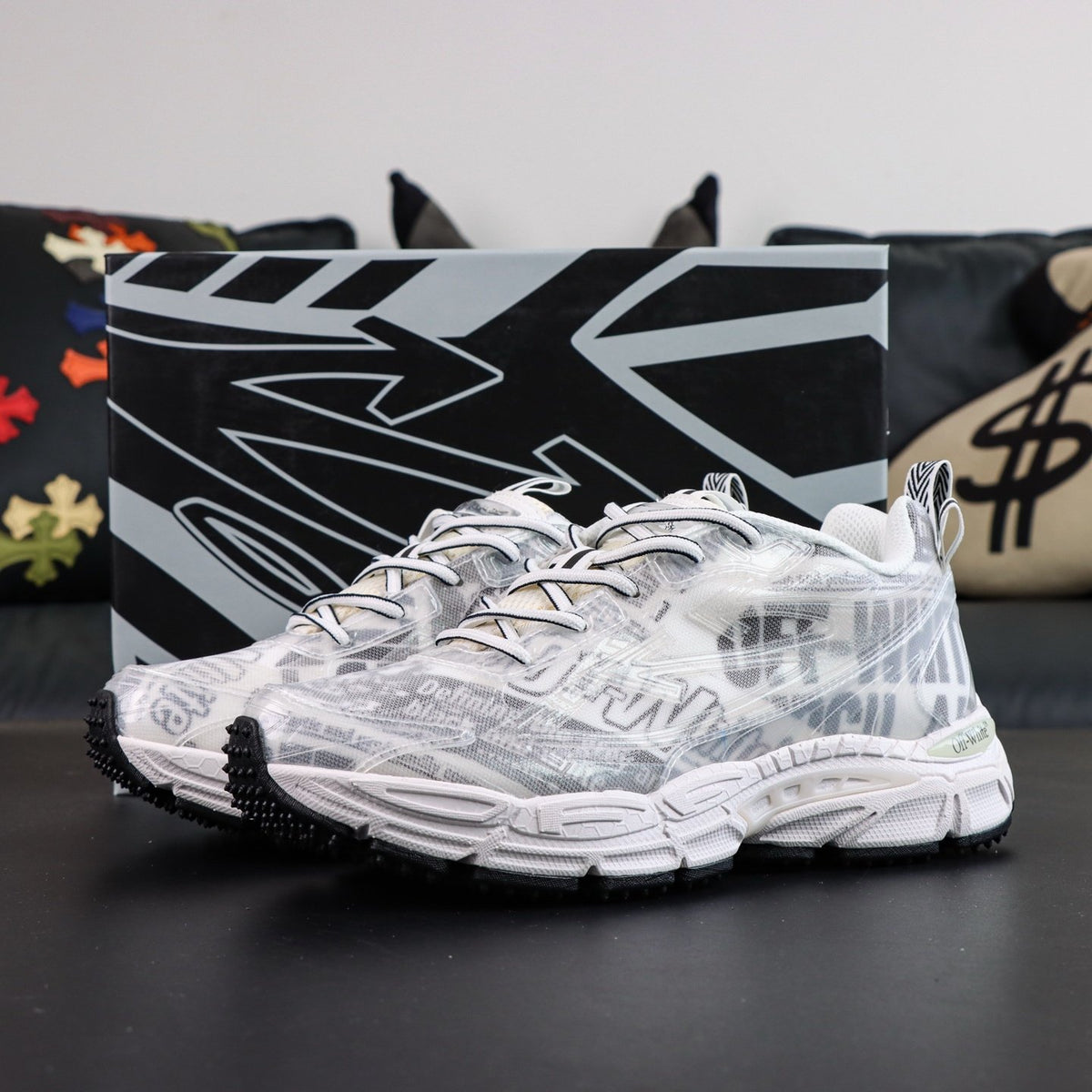 Off-White Be Right Back 'Blanc Graphique' — vue 16