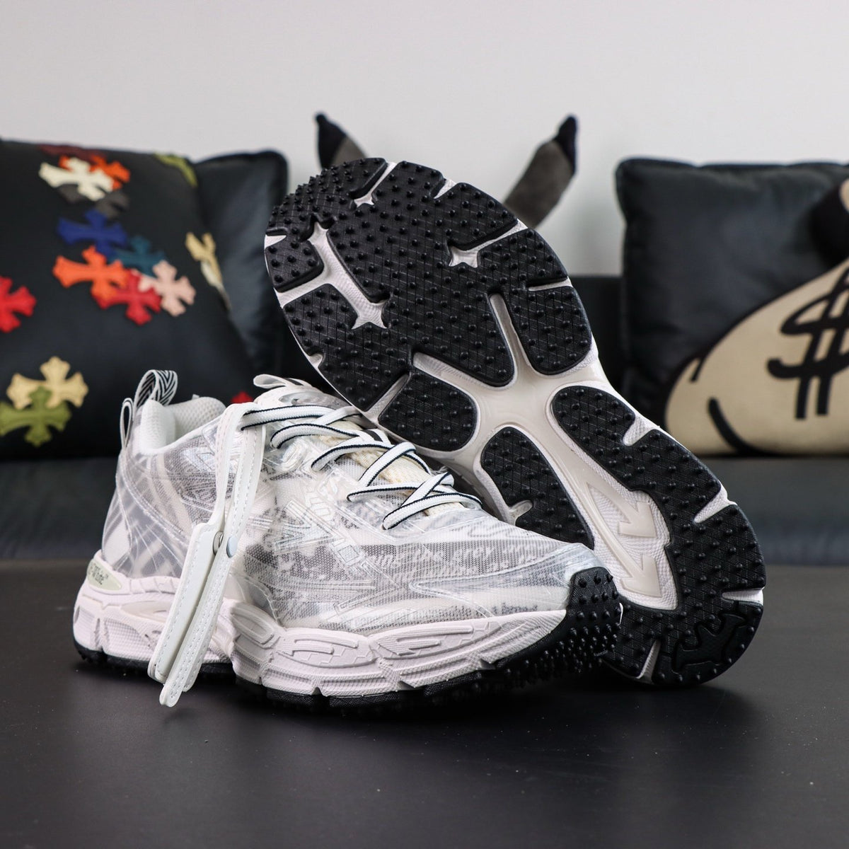 Off-White Be Right Back 'Blanc Graphique' — vue 17