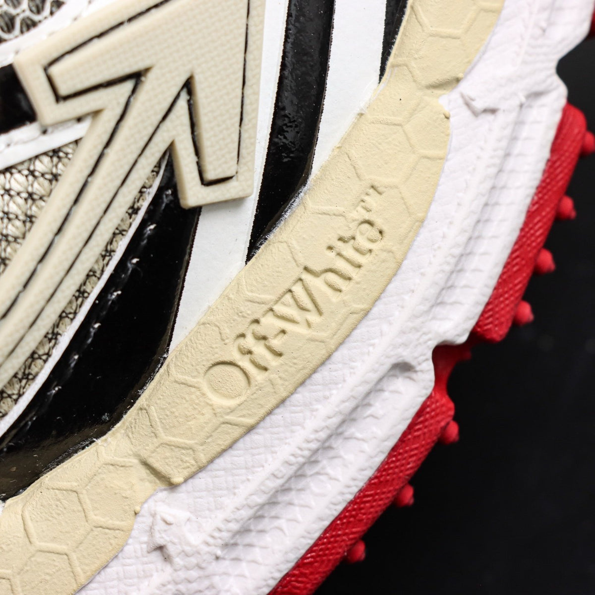 Off-White Be Right Back 'Blanc Rouge Bordeaux' — vue 3