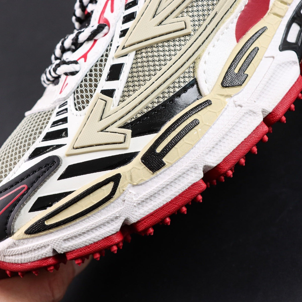 Off-White Be Right Back 'Blanc Rouge Bordeaux' — vue 9