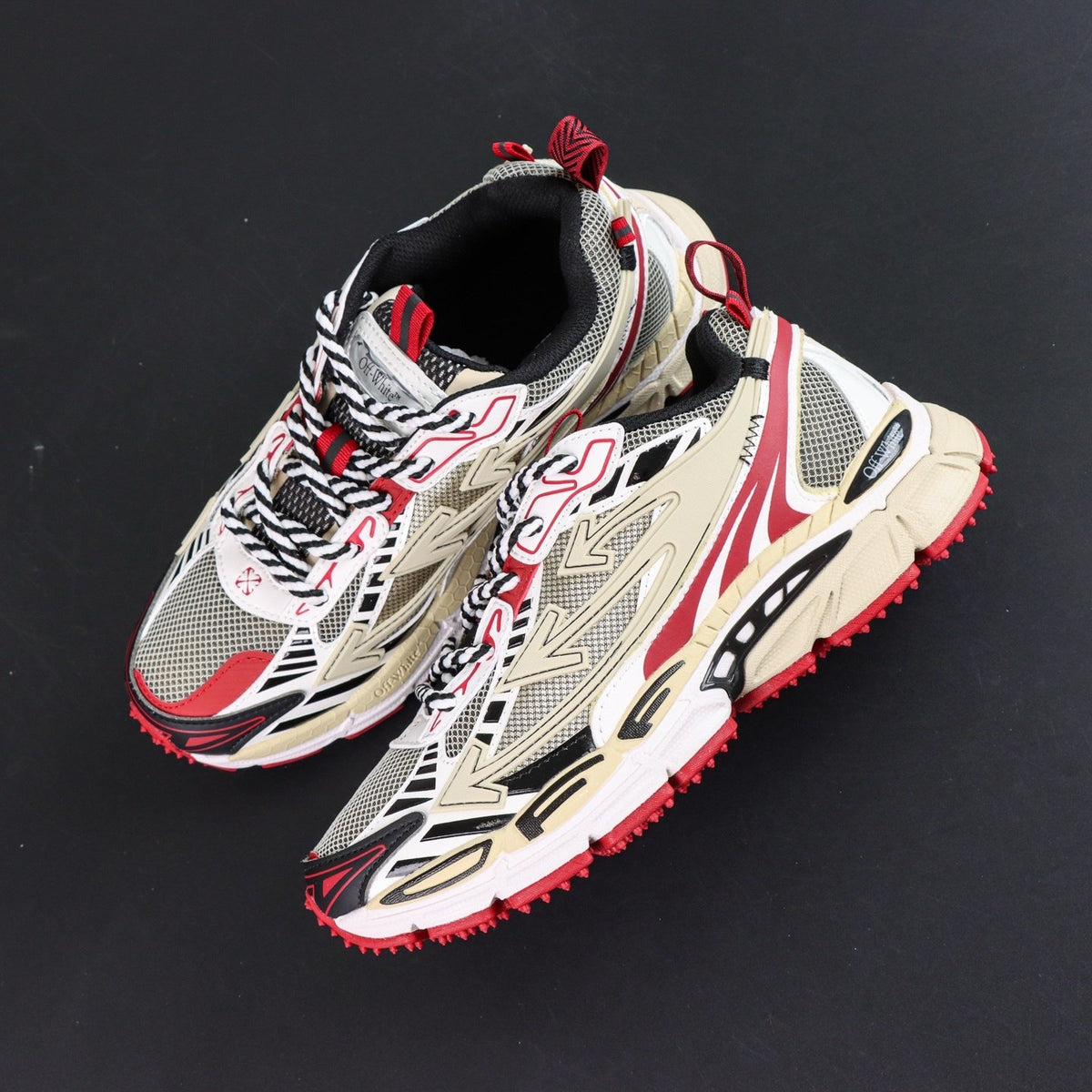 Off-White Be Right Back 'Blanc Rouge Bordeaux' — vue 12