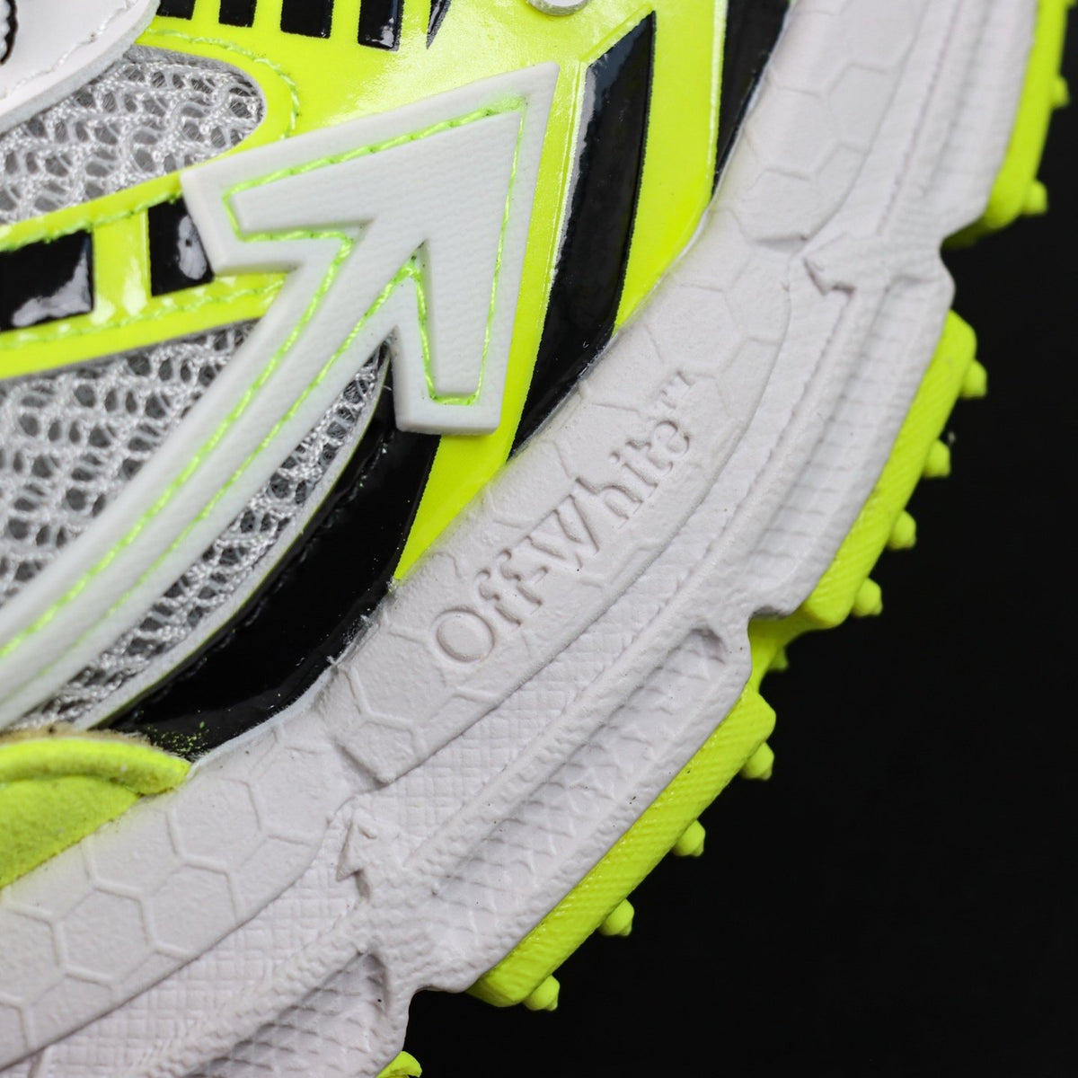 Off-White Be Right Back 'Blanc Jaune Fluo' — vue 4