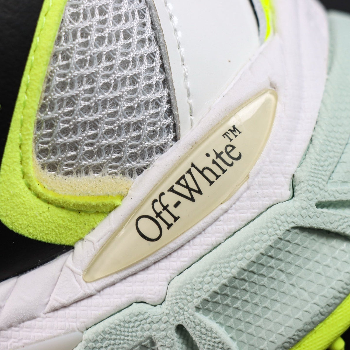 Off-White Be Right Back 'Blanc Jaune Fluo' — vue 7