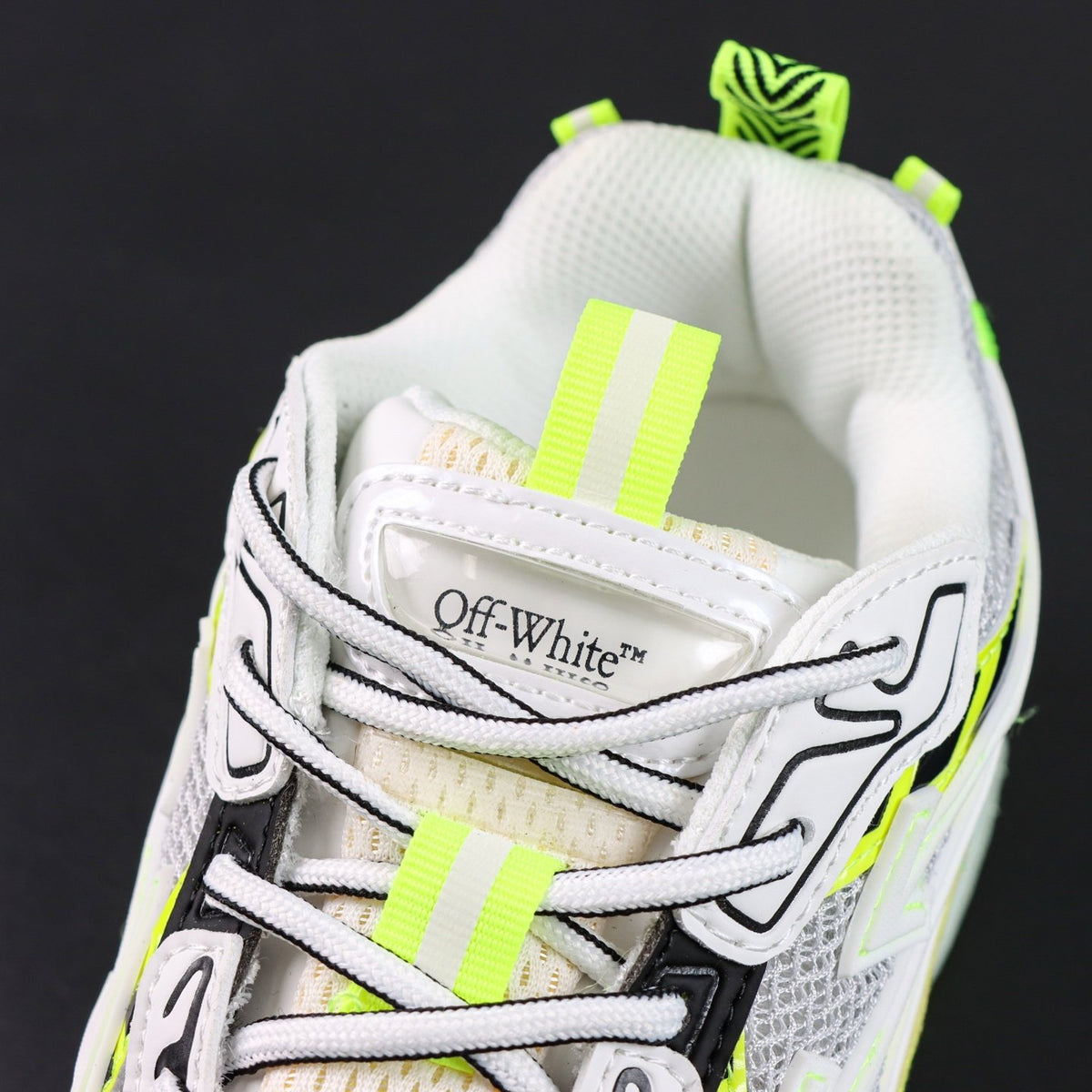 Off-White Be Right Back 'Blanc Jaune Fluo' — vue 10
