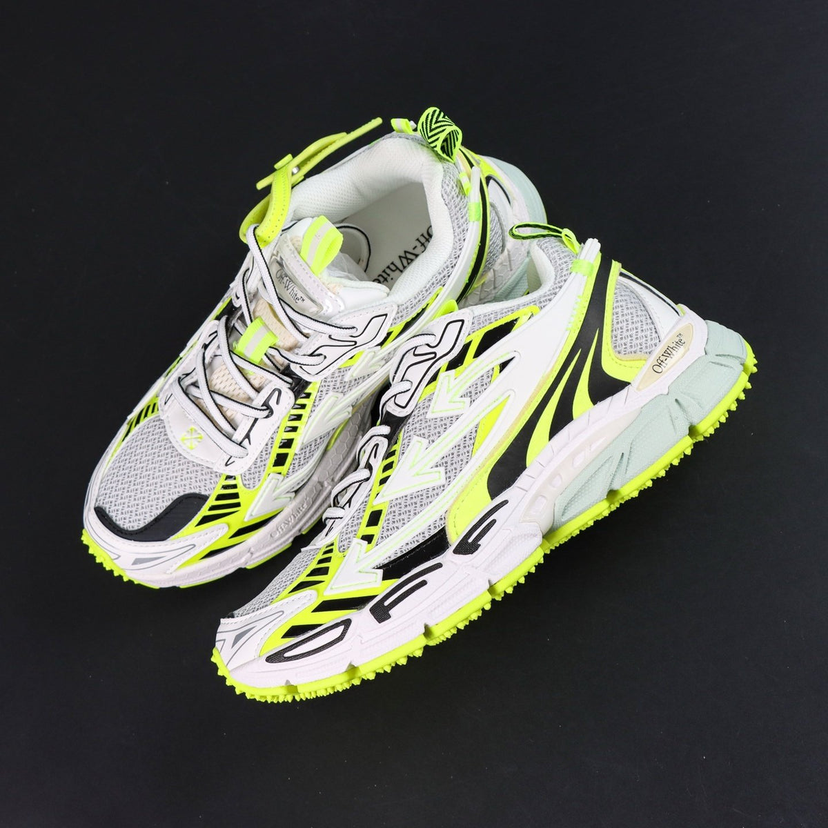 Off-White Be Right Back 'Blanc Jaune Fluo' — vue 13