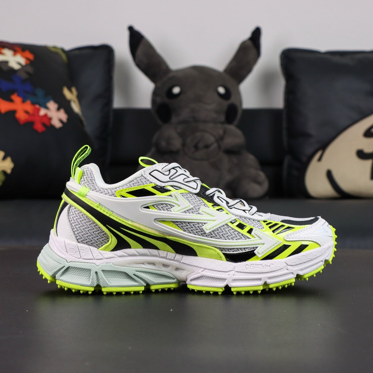 Off-White Be Right Back 'Blanc Jaune Fluo' — vue 16