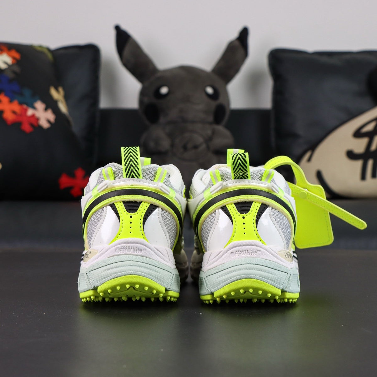 Off-White Be Right Back 'Blanc Jaune Fluo' — vue 19