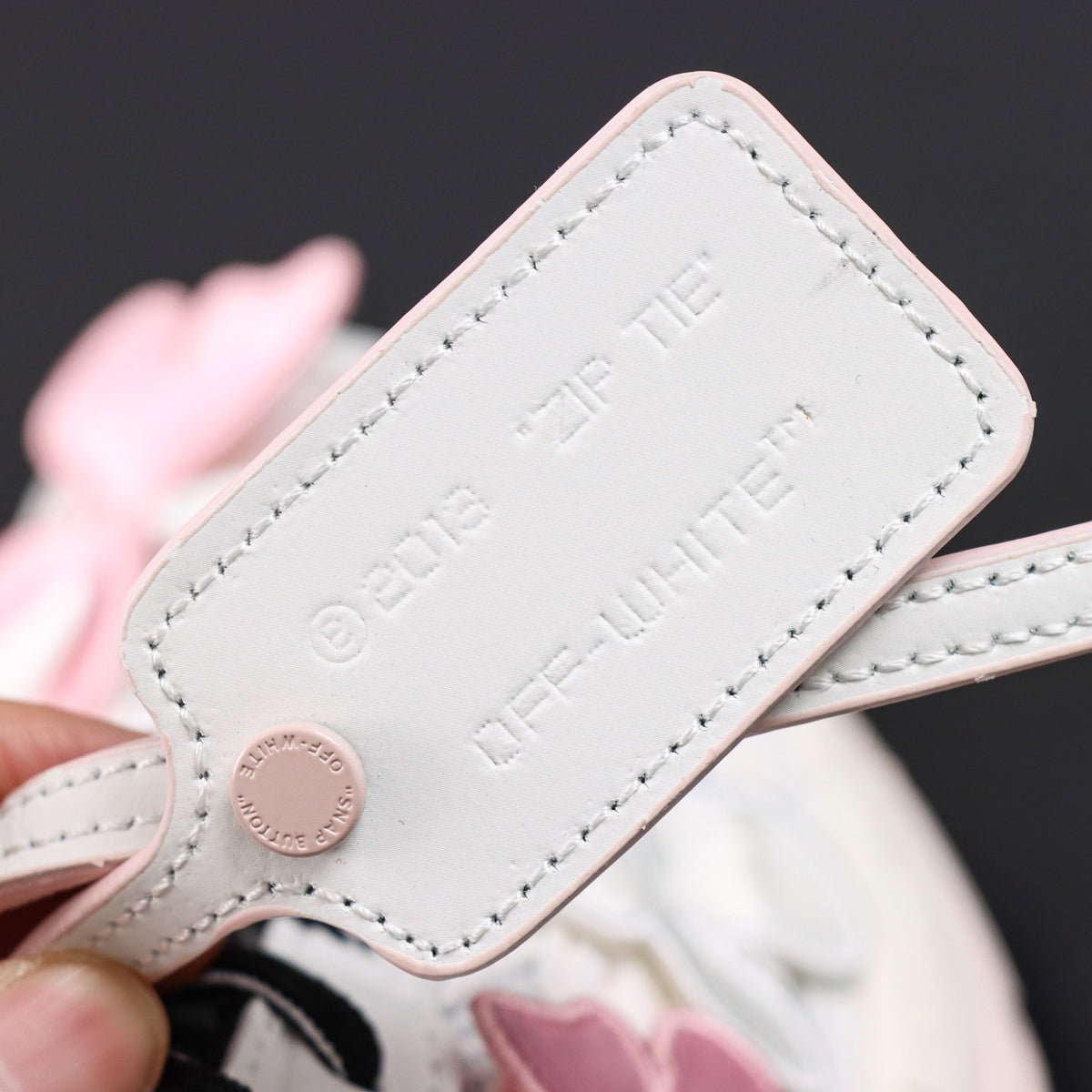 Off-White Be Right Back 'Blanc Rose Pastel' — vue 3