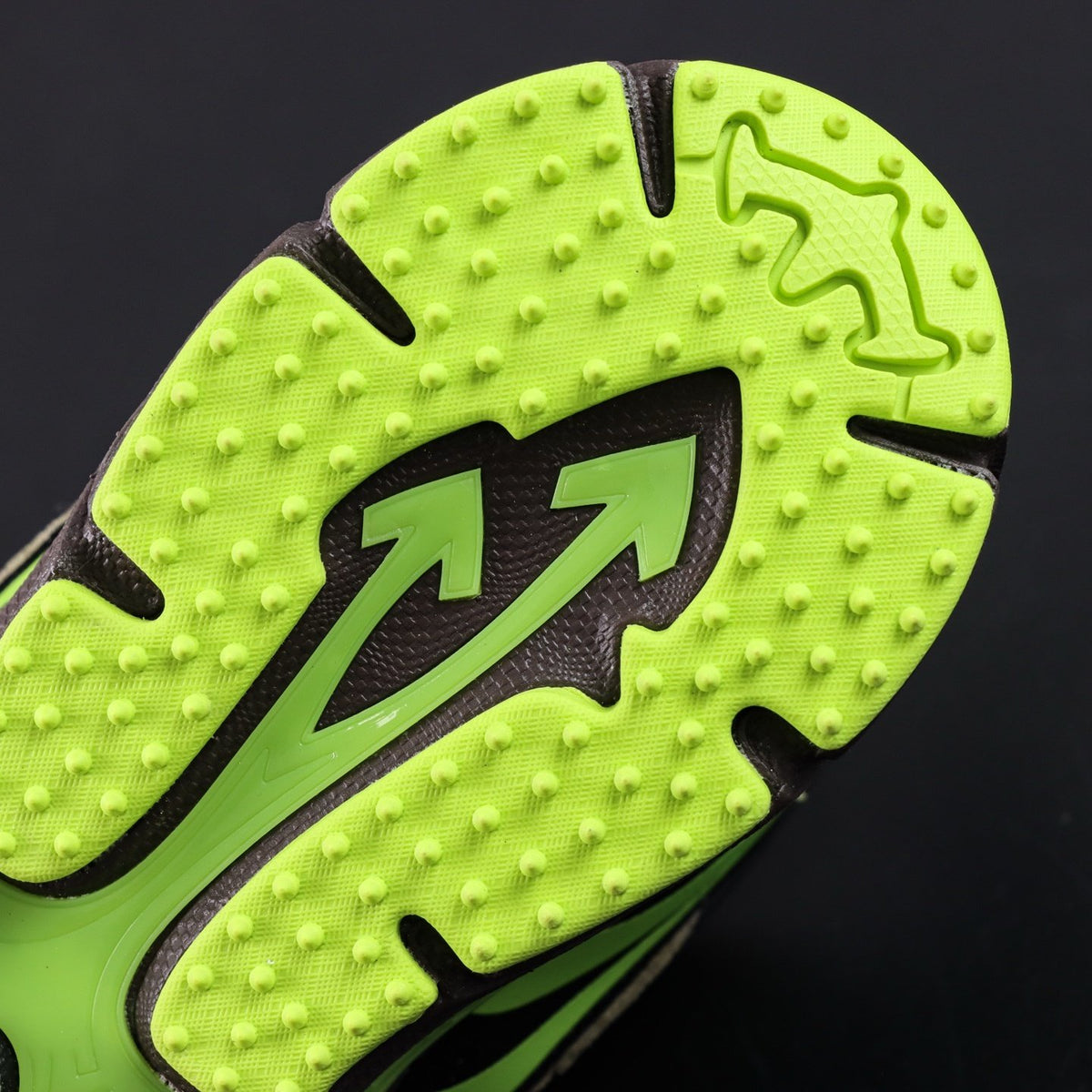 Off-White Be Right Back 'Noir Vert Fluo' — vue 7