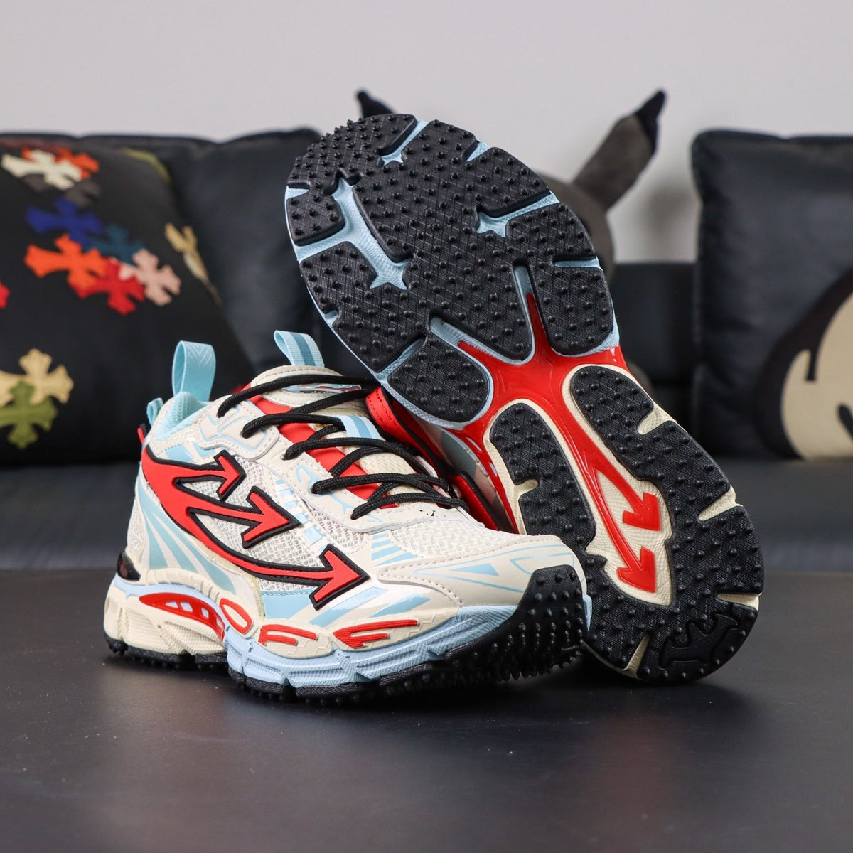 Off-White Be Right Back 'Blanc Rouge Bleu Ciel' — vue 18