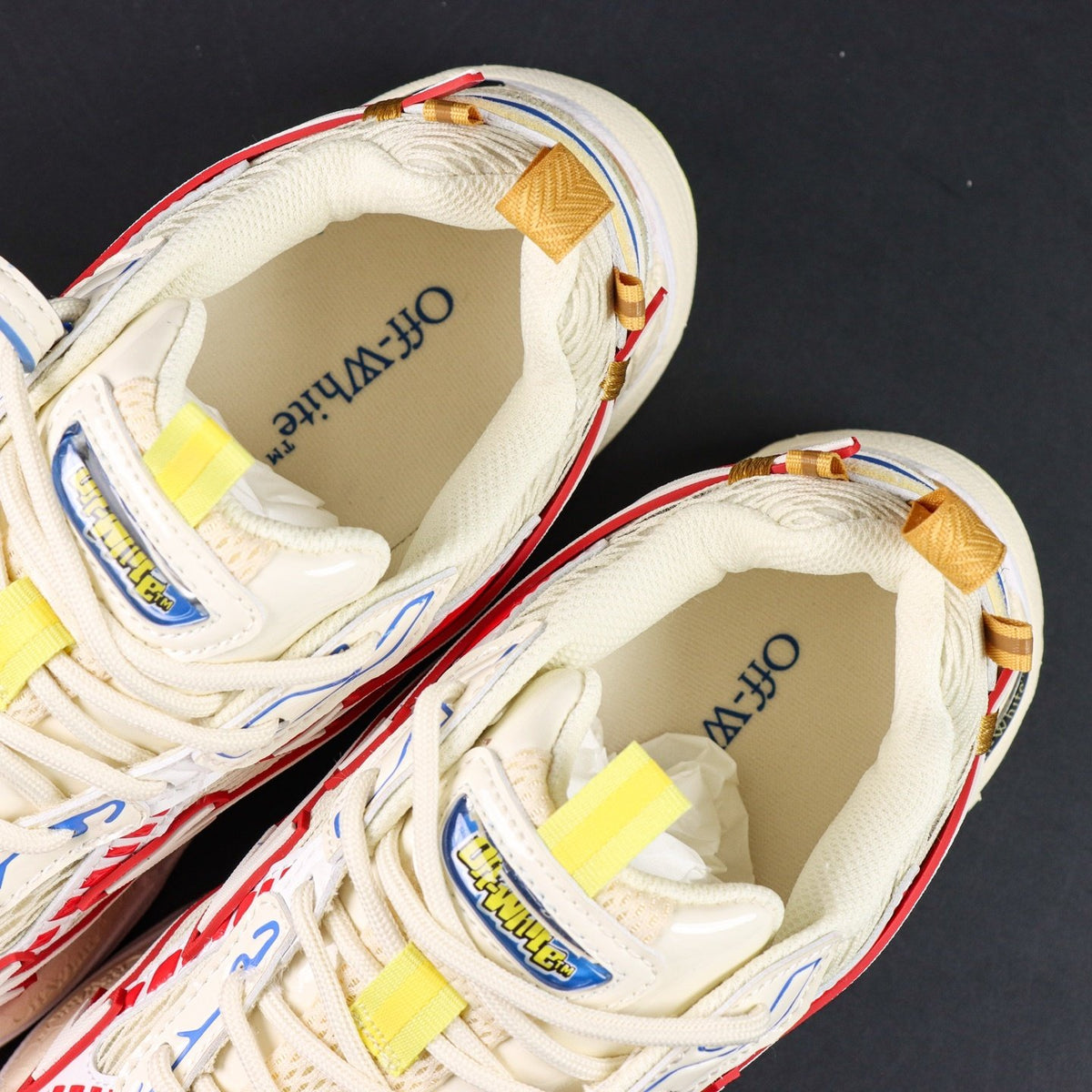 Off-White Be Right Back 'Blanc Rouge Jaune' — vue 13