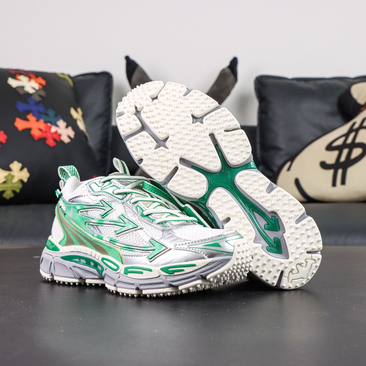 Off-White Be Right Back 'Blanc Vert' — vue 17