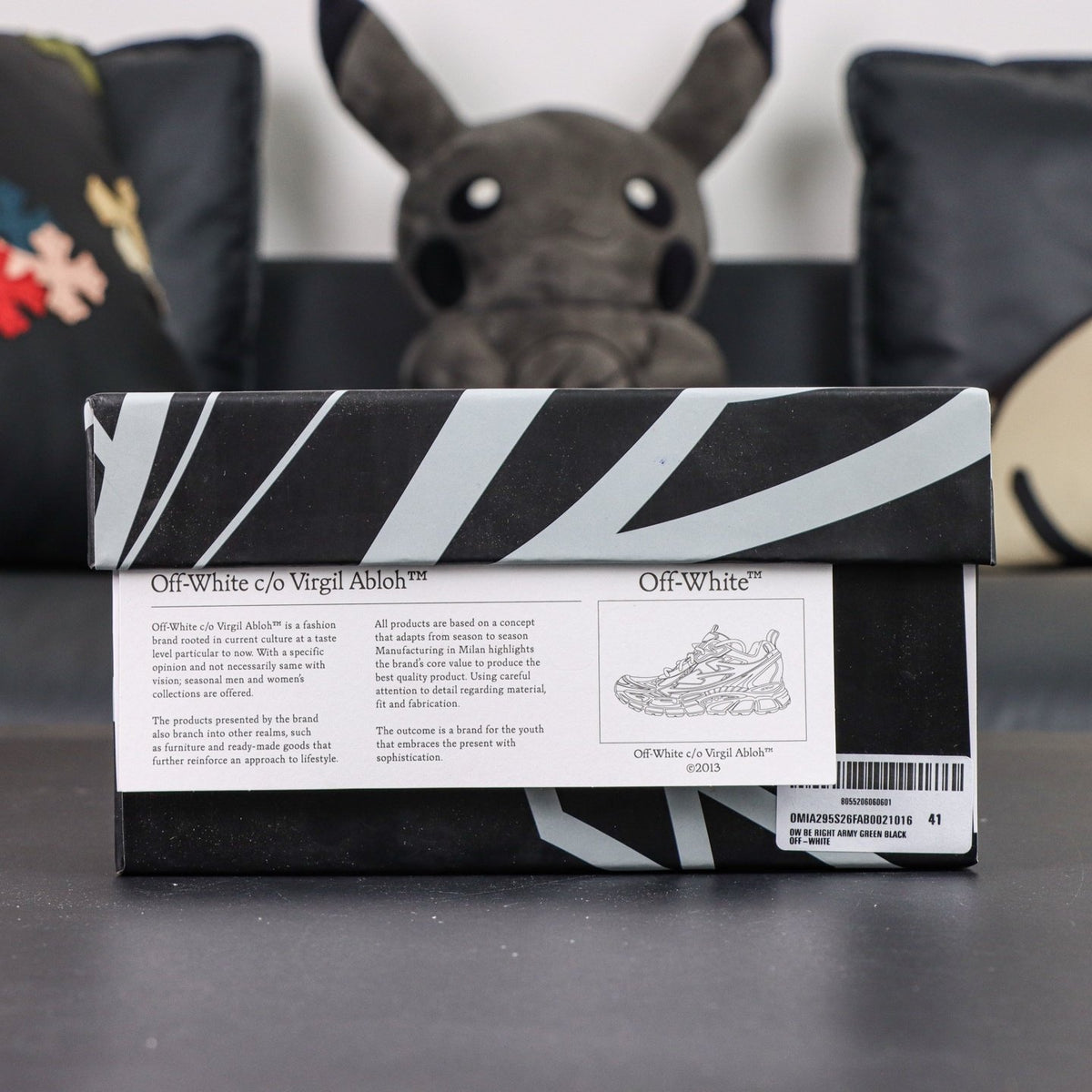 Off-White Be Right Back 'Noir Doré' — vue 2