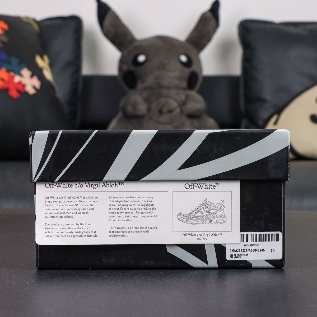 Off-White Be Right Back 'Bleu Ciel Argent' — vue 2