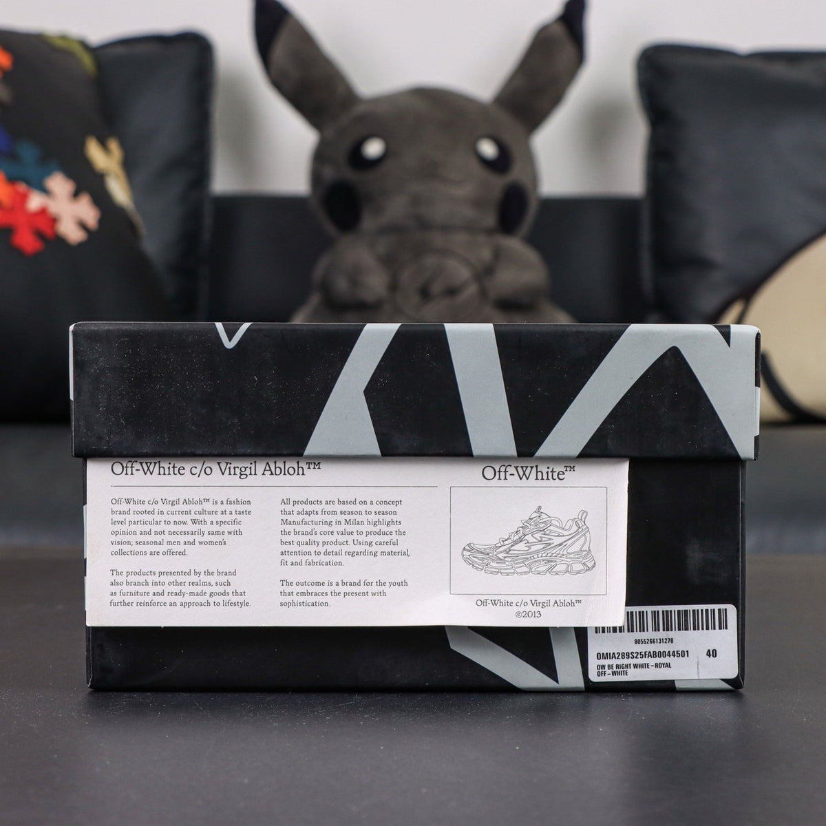 Off-White Be Right Back 'Blanc Bleu Violet' — vue 2