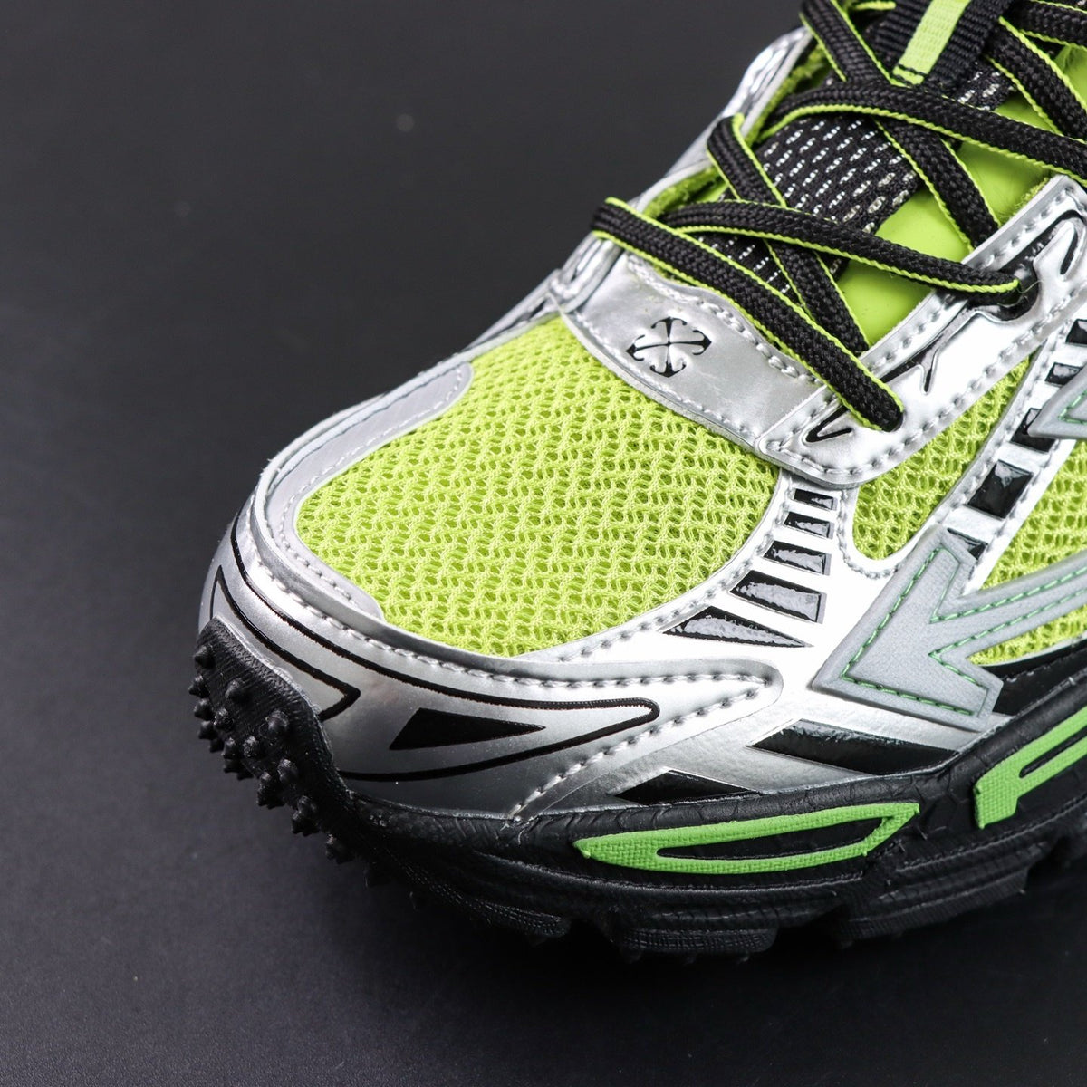 Off-White Be Right Back 'Vert Fluo Noir' — vue 11