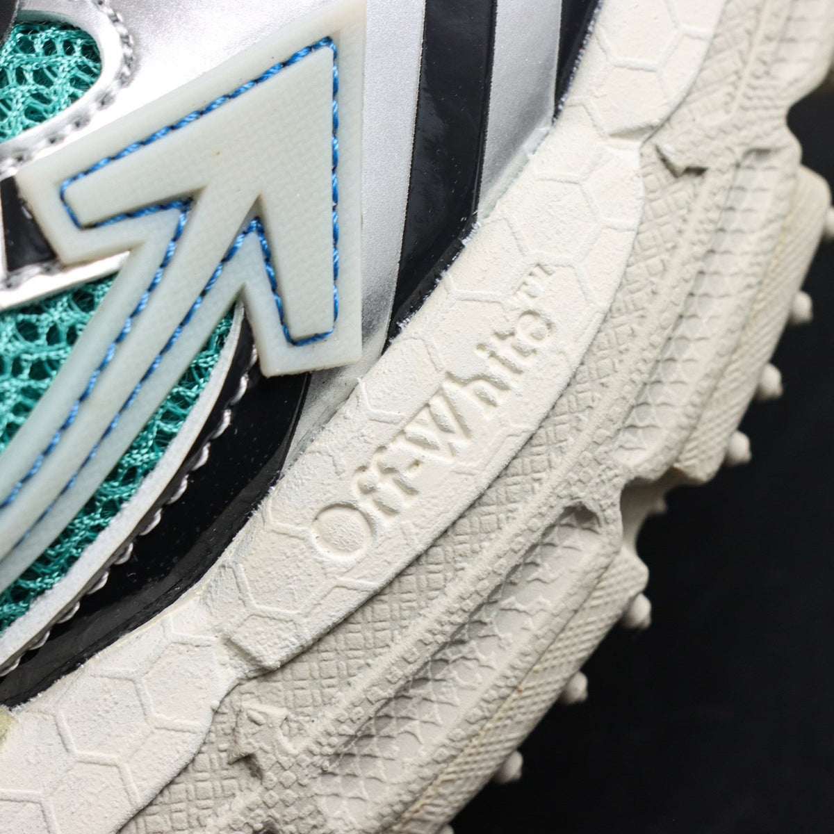 Off-White Be Right Back 'Blanc Vert Turquoise' — vue 6