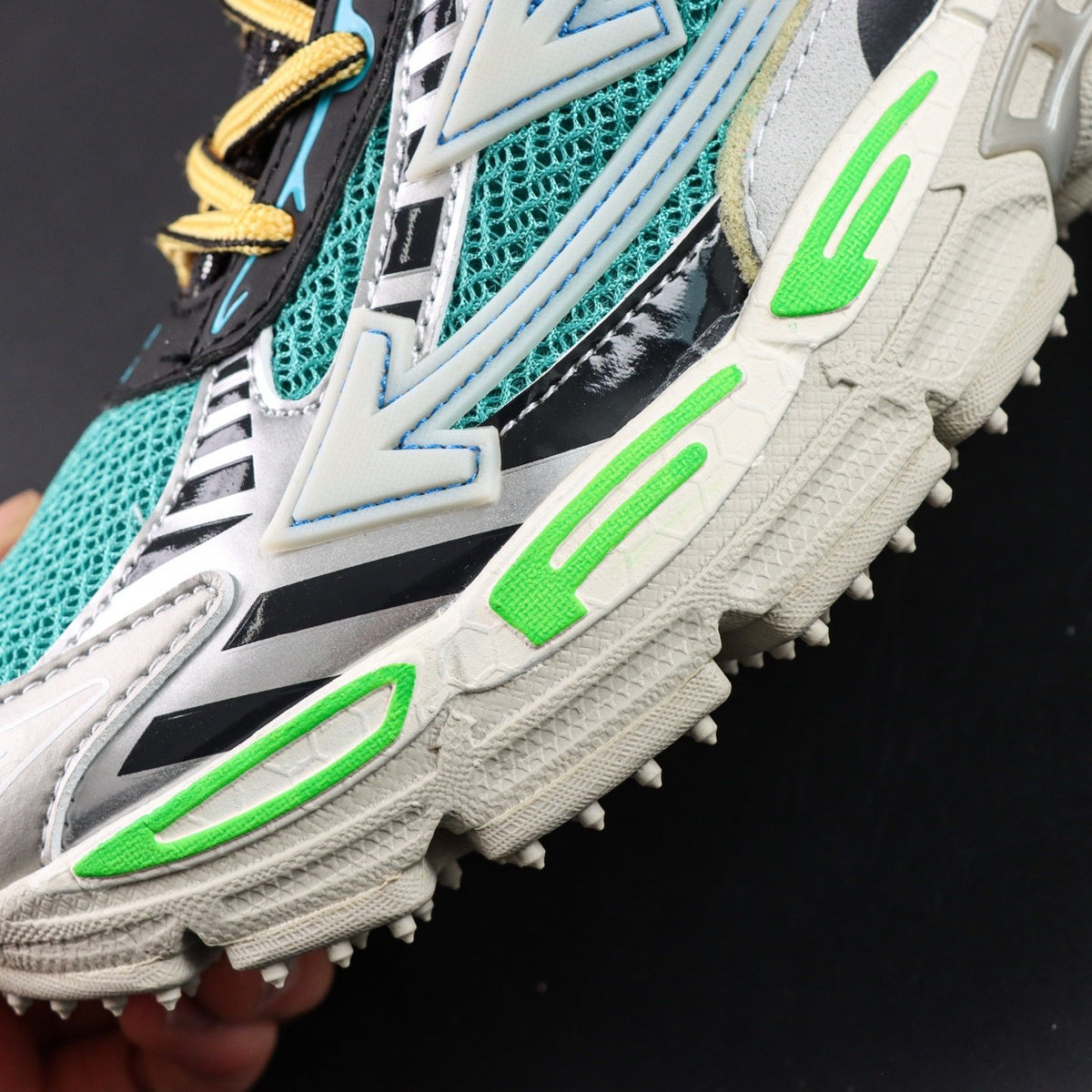 Off-White Be Right Back 'Blanc Vert Turquoise' — vue 8