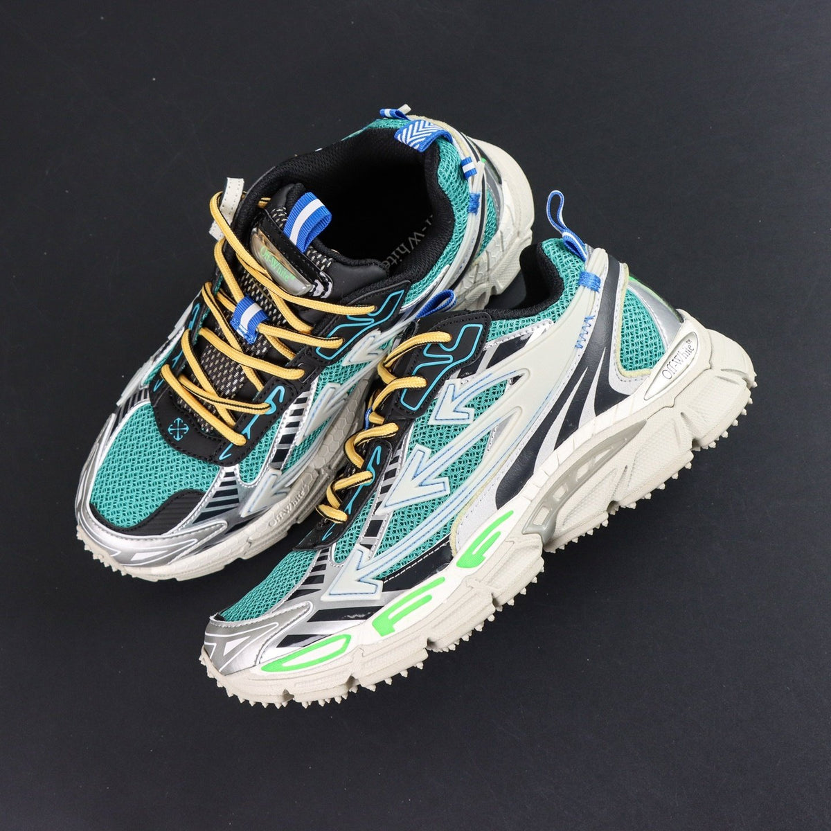 Off-White Be Right Back 'Blanc Vert Turquoise' — vue 13