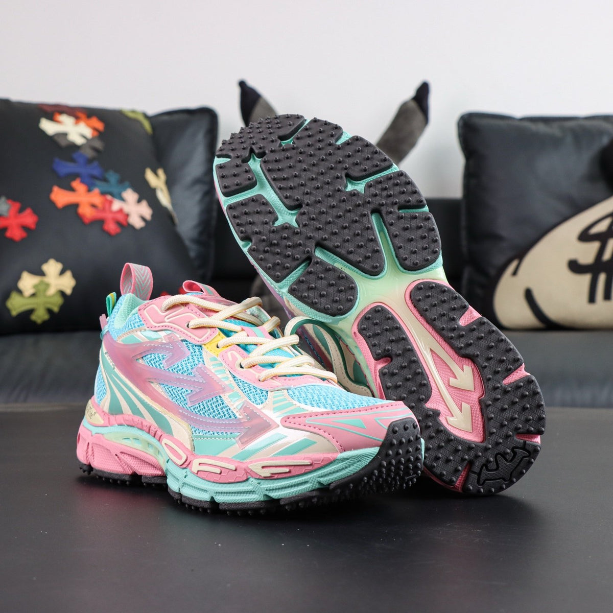 Off-White Be Right Back 'Rose Turquoise' — vue 18