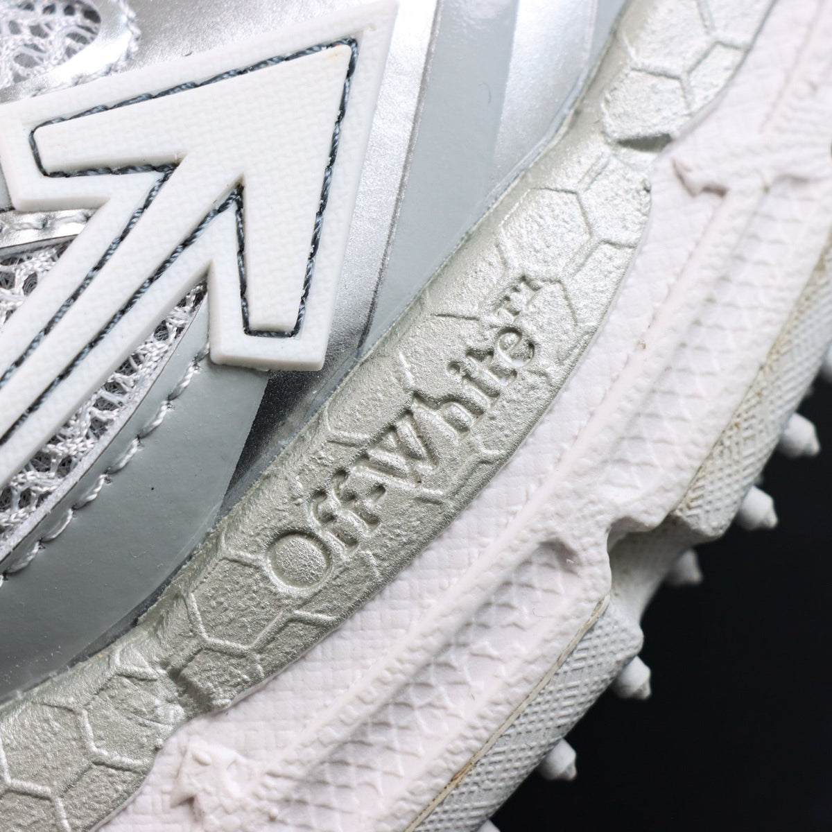 Off-White Be Right Back 'Blanc Argent' — vue 5