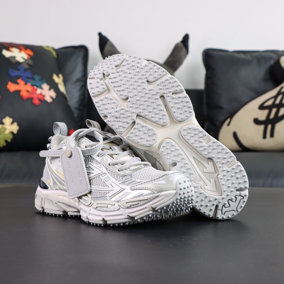 Off-White Be Right Back 'Blanc Argent' — vue 13