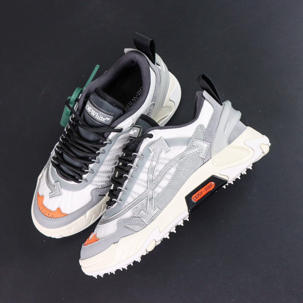 Off-White Odsy-1000 'Gris Argent' — vue 3