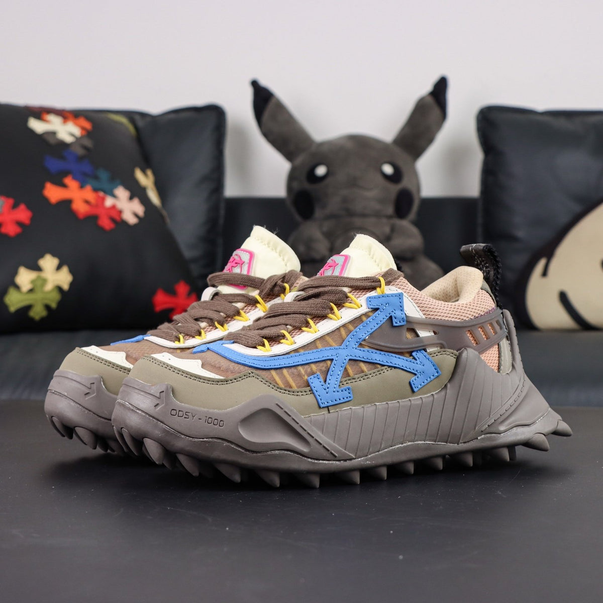 Off-White Odsy-1000 'Marron Bleu'