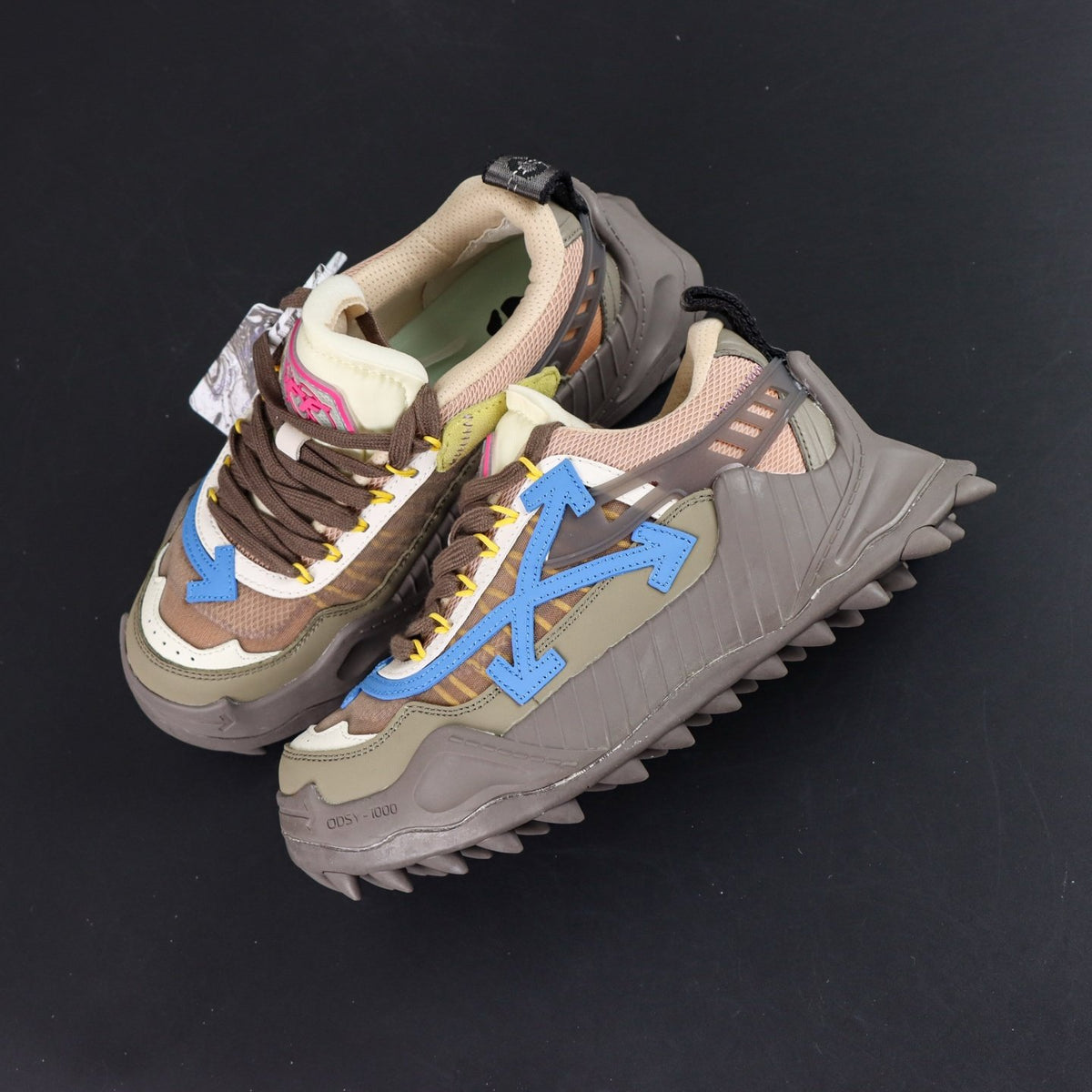 Off-White Odsy-1000 'Marron Bleu' — vue 12