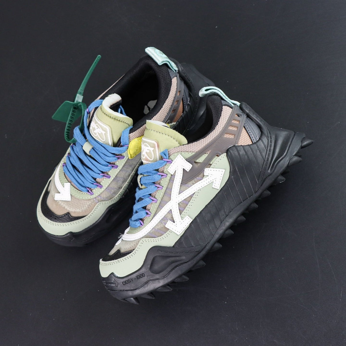 Off-White Odsy-1000 'Noir Bleu Beige' — vue 12