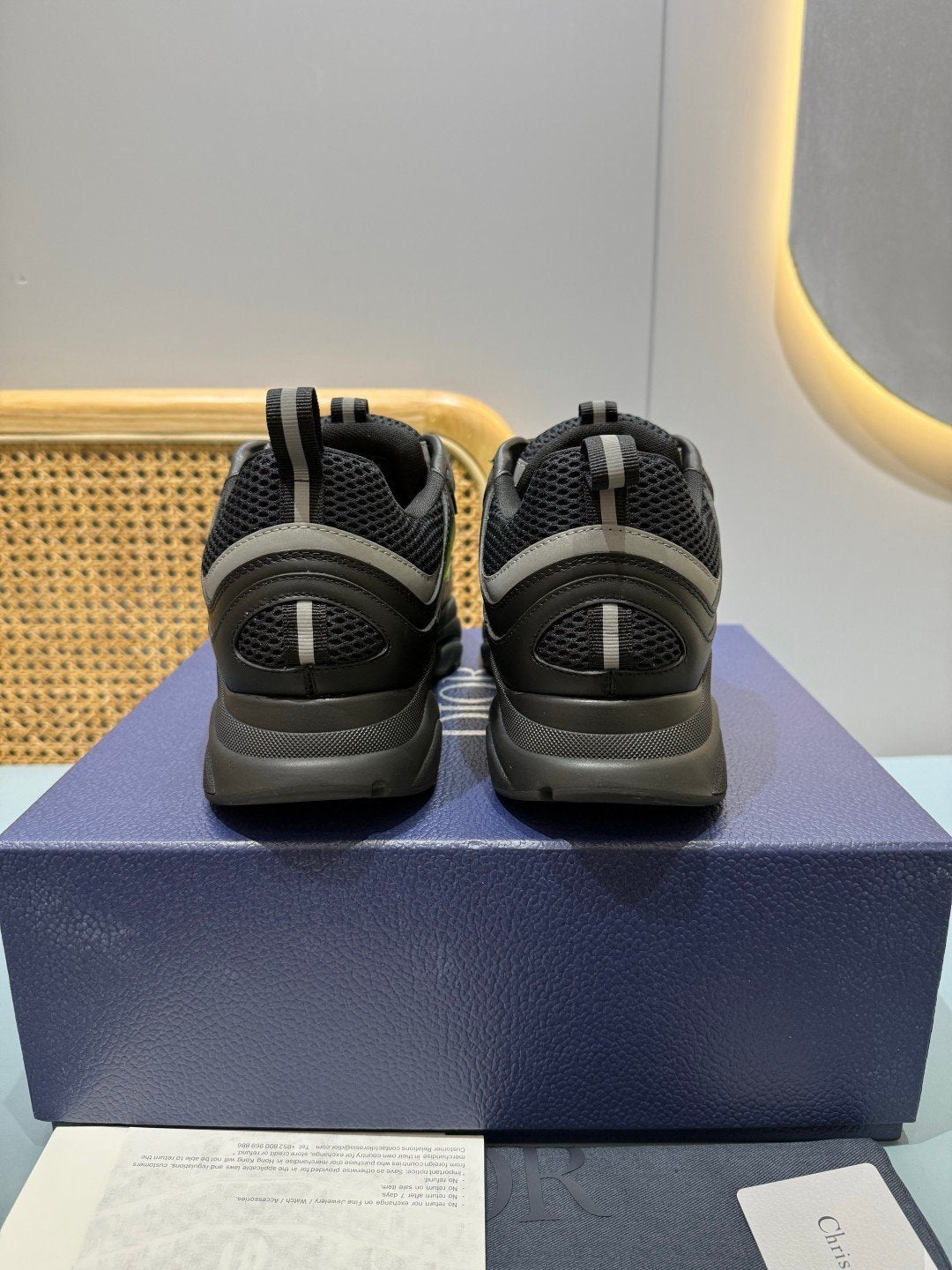 Sneakers B22 'Noir Jaune Fluo' — vue 4