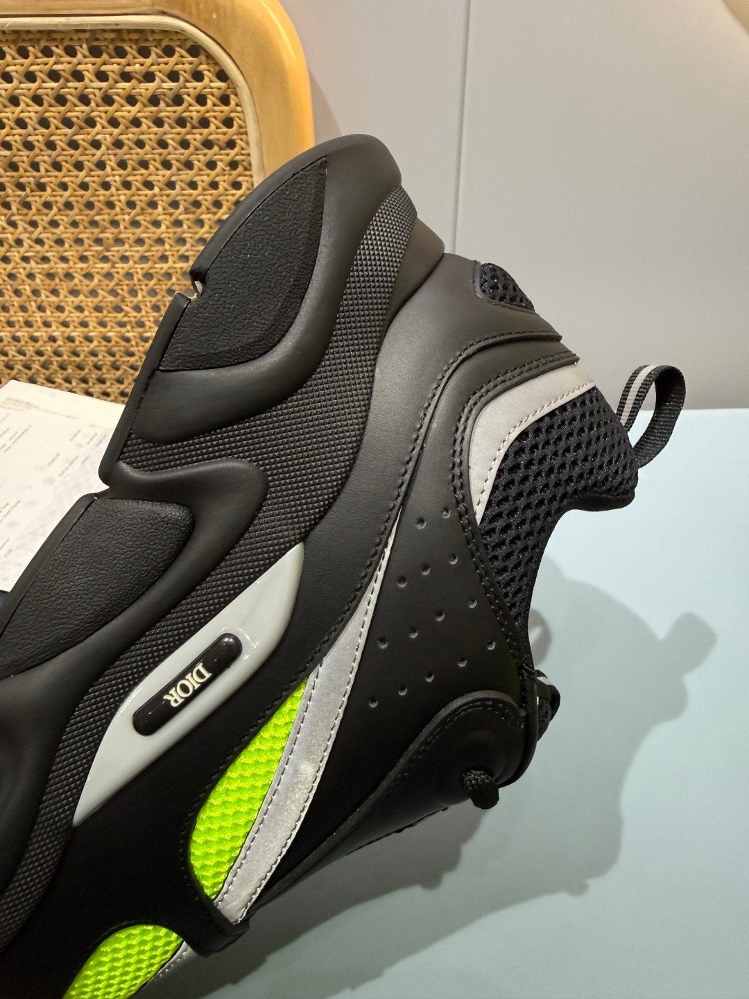 Sneakers B22 'Noir Jaune Fluo' — vue 12