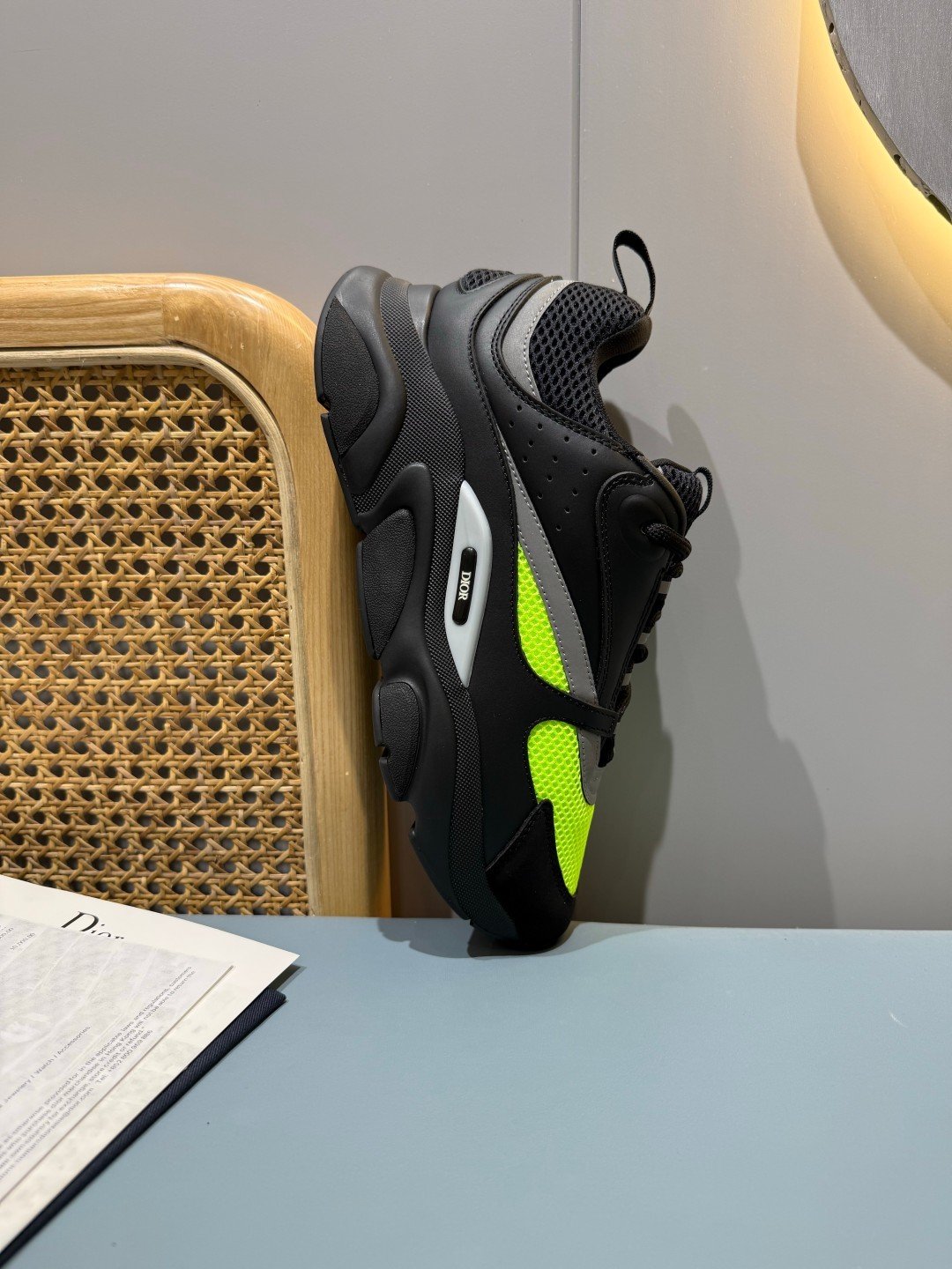 Sneakers B22 'Noir Jaune Fluo' — vue 14