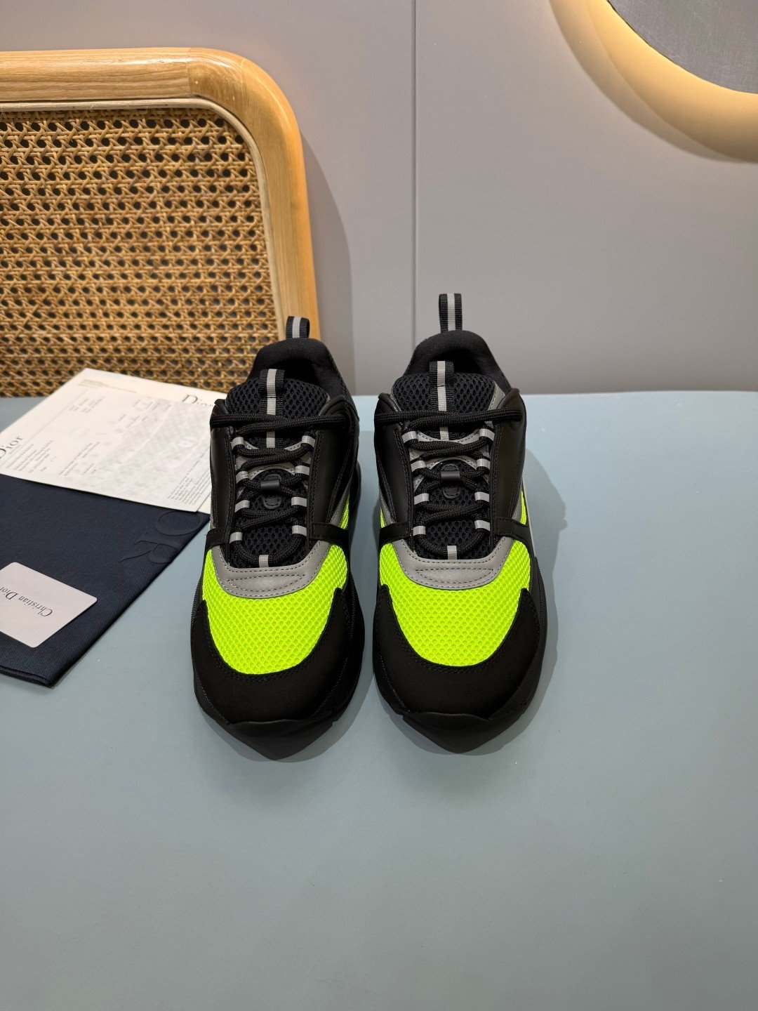 Sneakers B22 'Noir Jaune Fluo' — vue 18