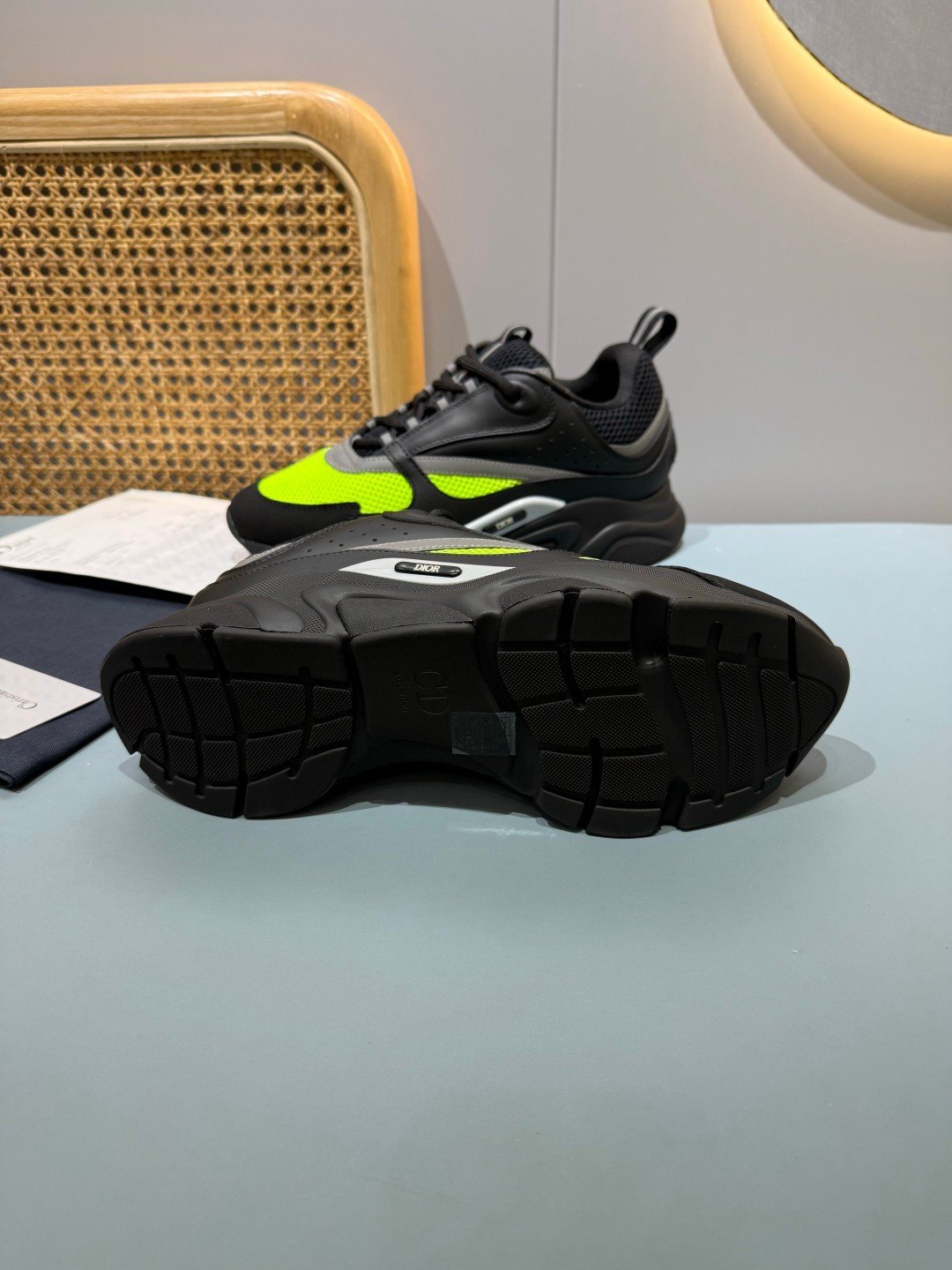 Sneakers B22 'Noir Jaune Fluo' — vue 19