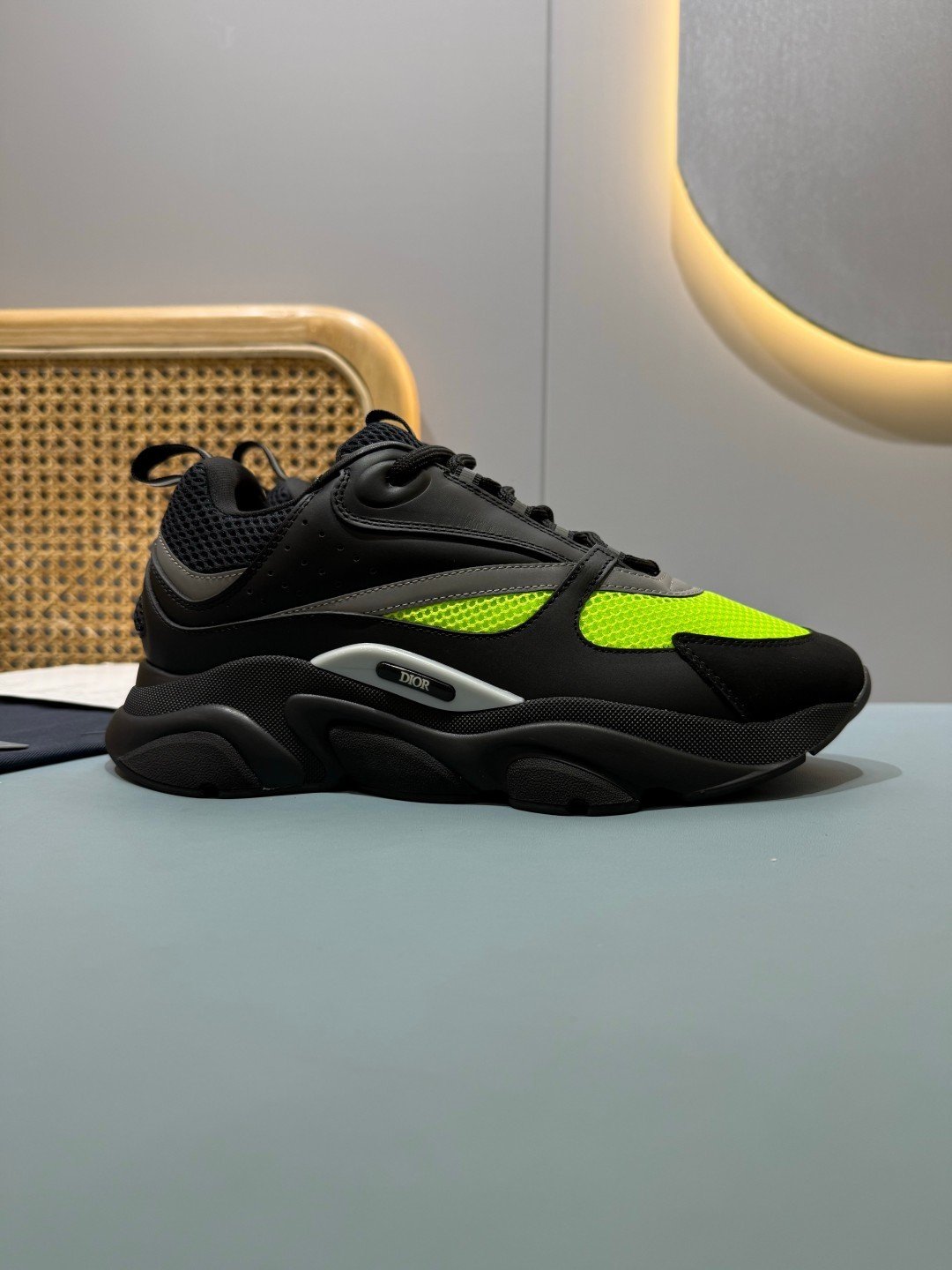 Sneakers B22 'Noir Jaune Fluo' — vue 22