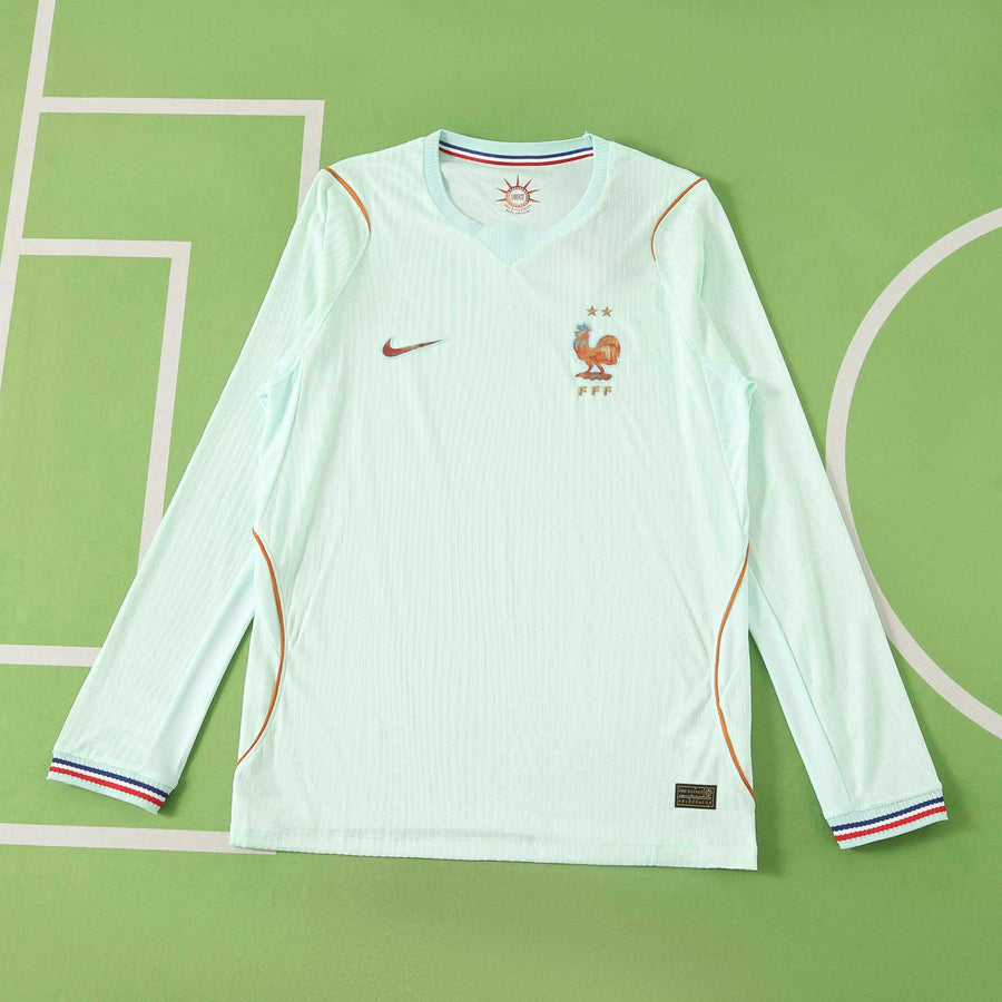 Maillot France 2026 Extérieur Manches Longues — Version Joueur